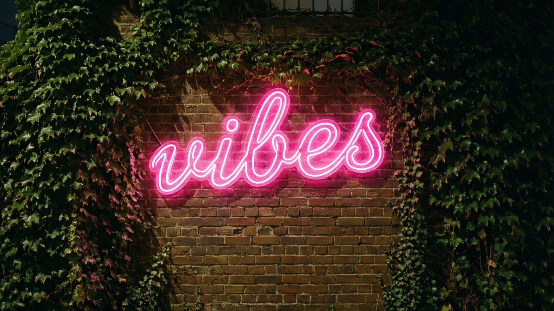 Neon Vibes Skilt Wallpapers