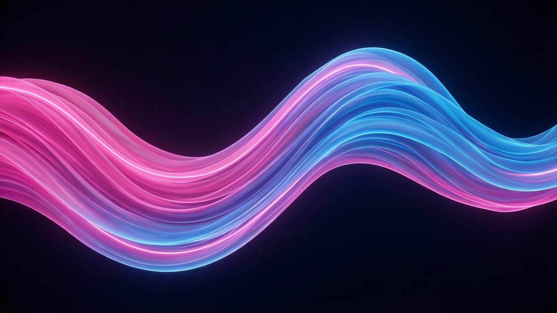 Neonbølge Abstrakt Wallpapers