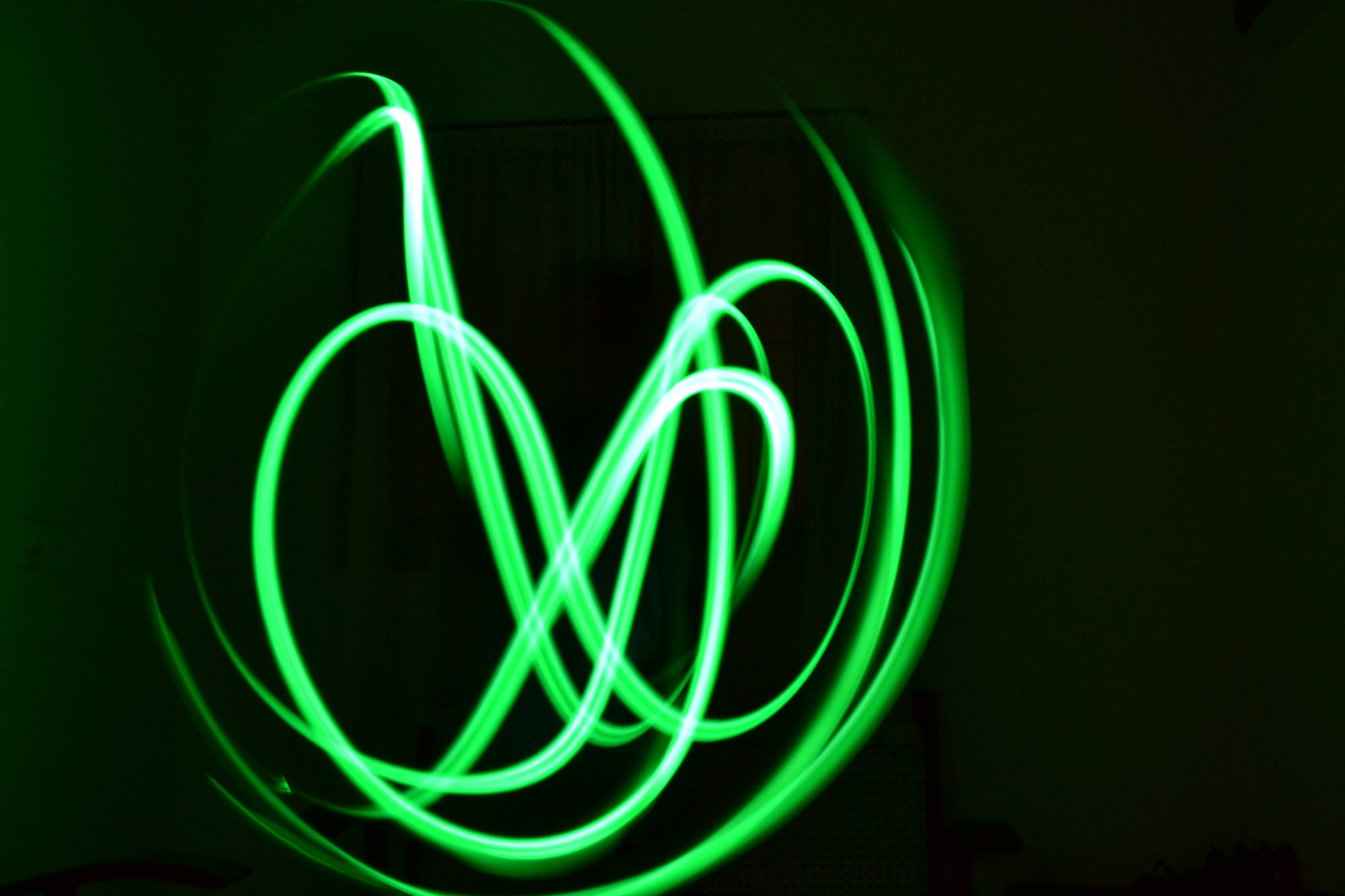 Neongrøn Glød I Mørket Wallpapers