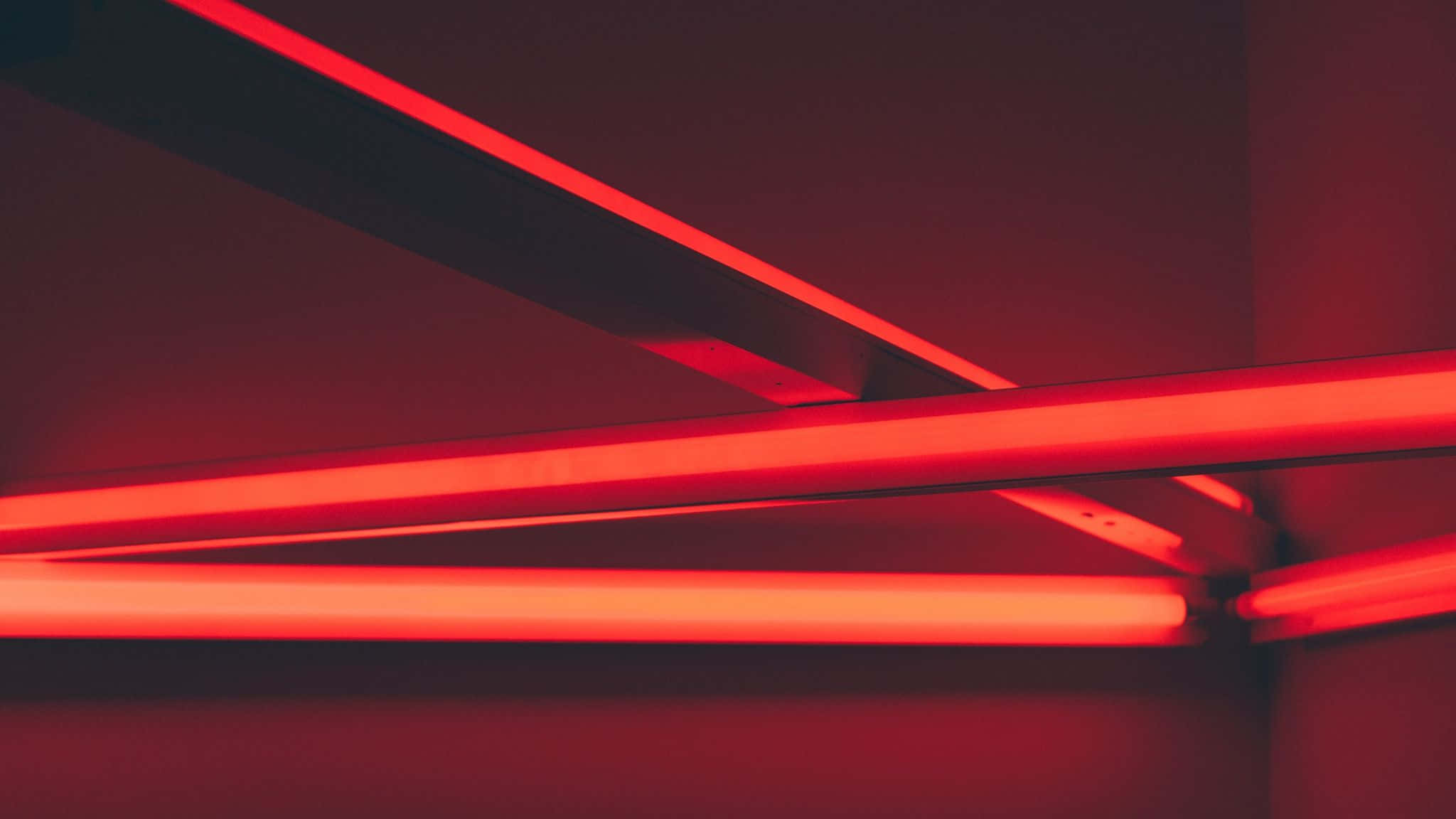 Neonlinje lyserød baggrund Wallpapers