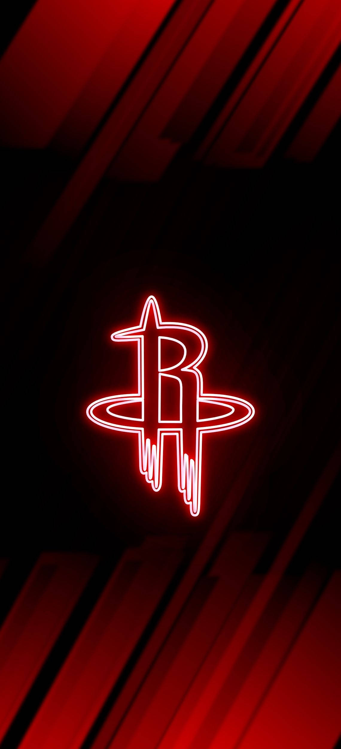 Neonrød Houston Rockets Wallpapers
