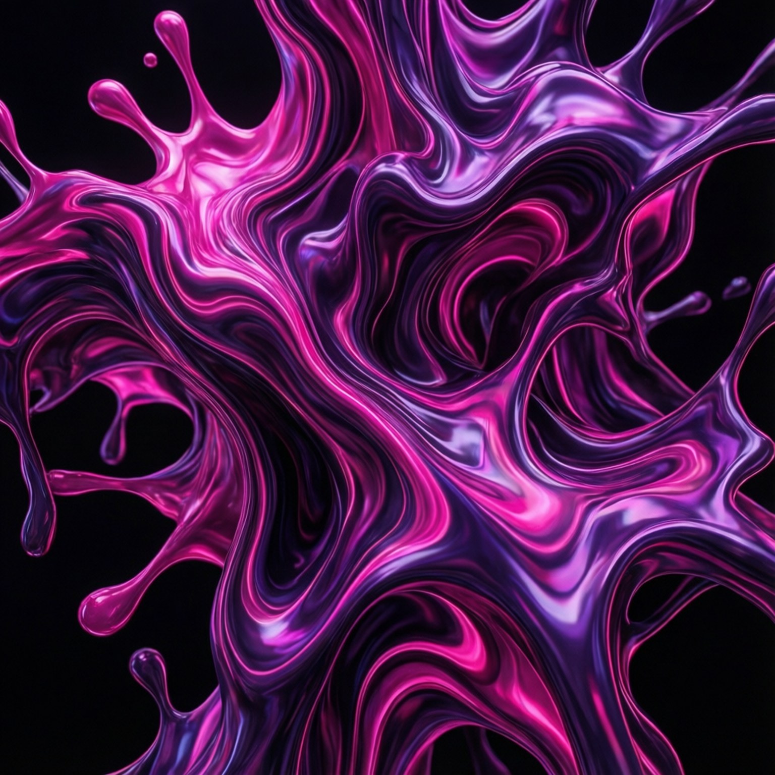 Neonvæskestrøm Wallpapers