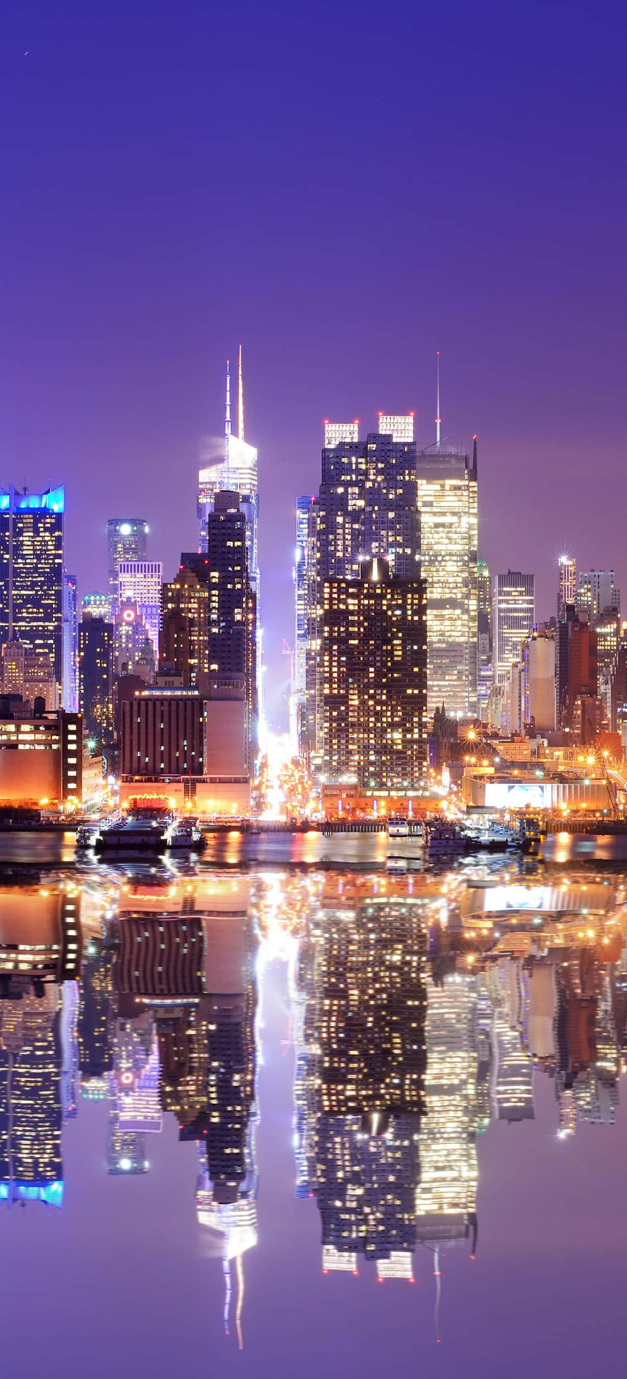New York City Natte Refleksion iPhone Wallpapers