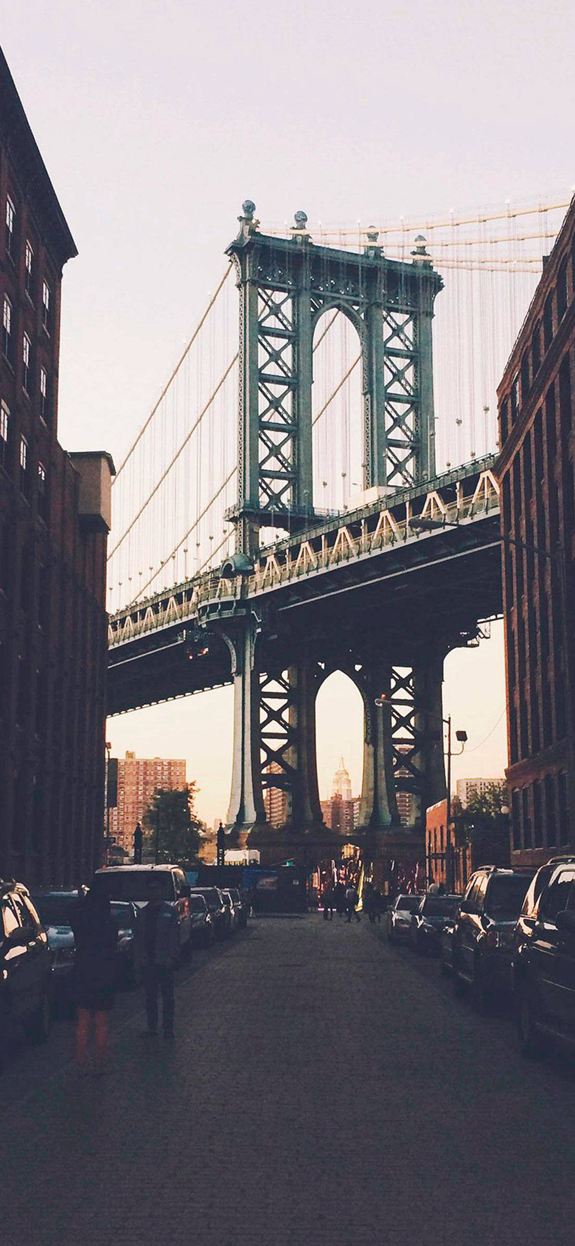 New York HD iPhone Manhattan Bridge Wallpapers