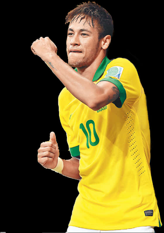 Neymar fejrer sejr i Brasilien-trøje Wallpapers