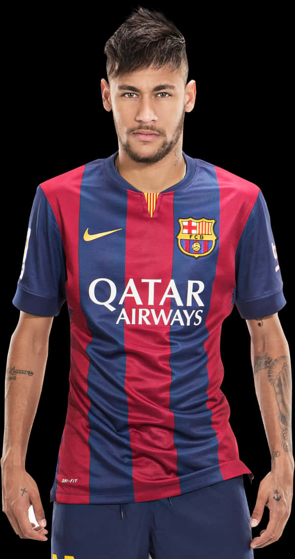 Neymar i FC Barcelona-trøje Wallpapers