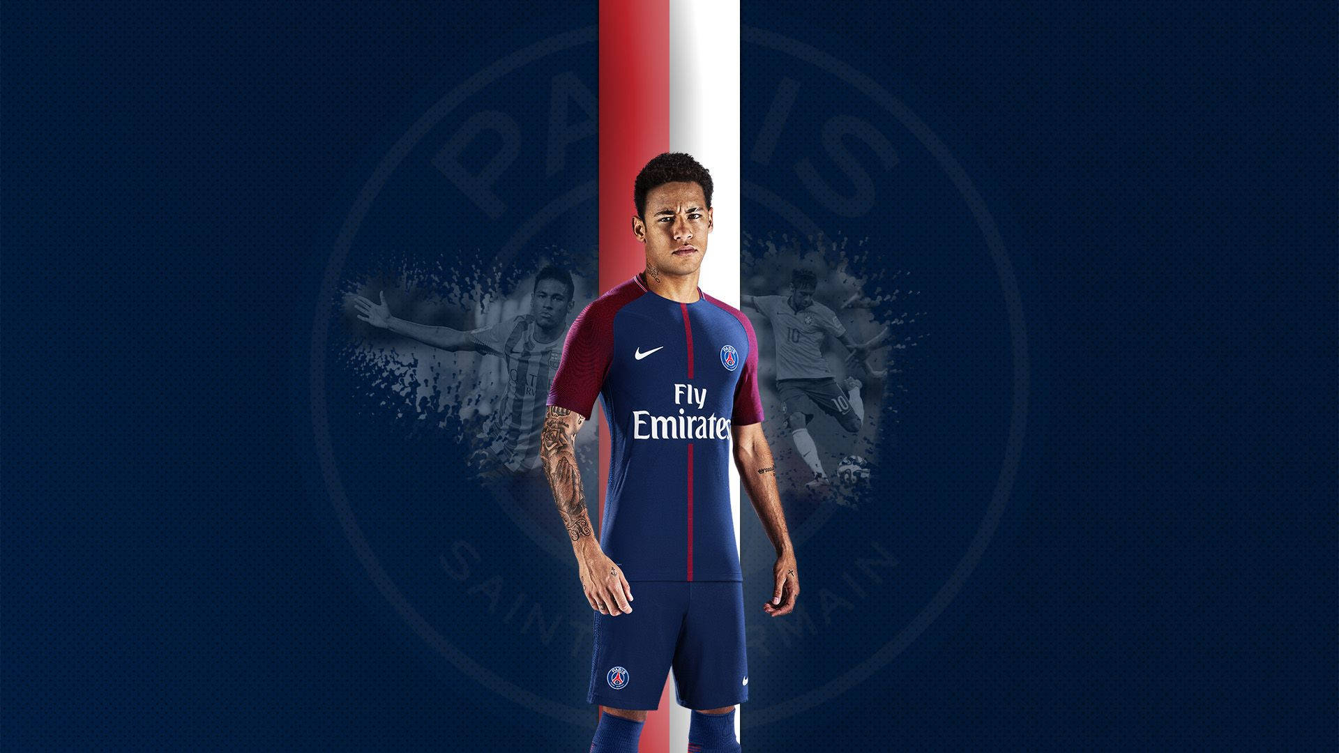 Neymar klassisk design tapet — Neymar Wallpapers
