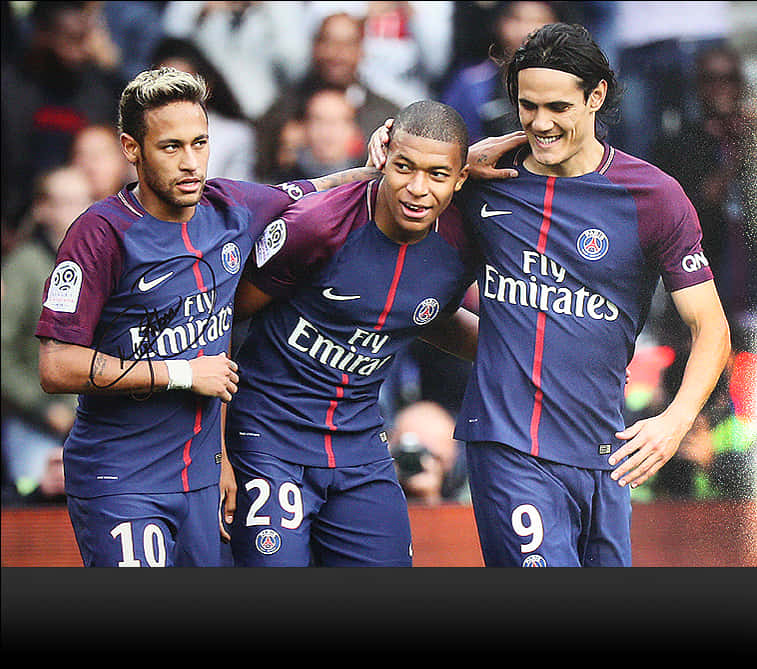 Neymar Mbappe Cavani P S G Fejring Wallpapers