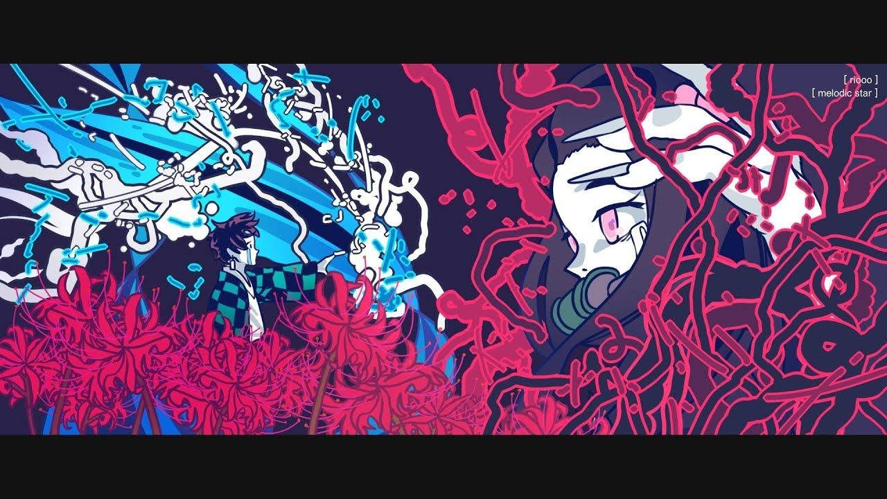 Nezuko og Tanjiro, dæmon-dræbere Wallpapers