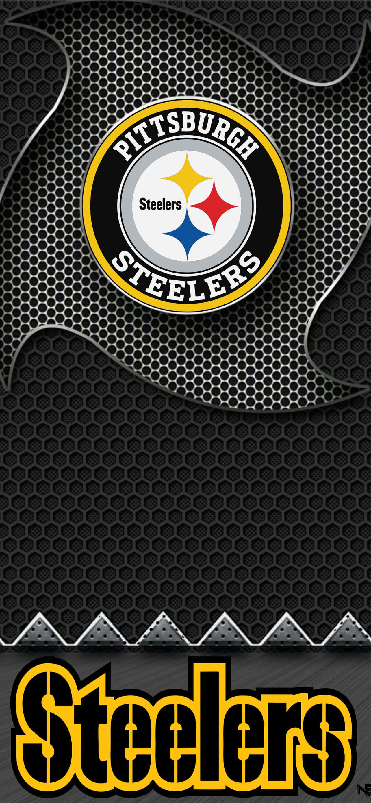 NFL-fans jubler: Vis din holdstolthed med Steelers iPhone-baggrund Wallpapers