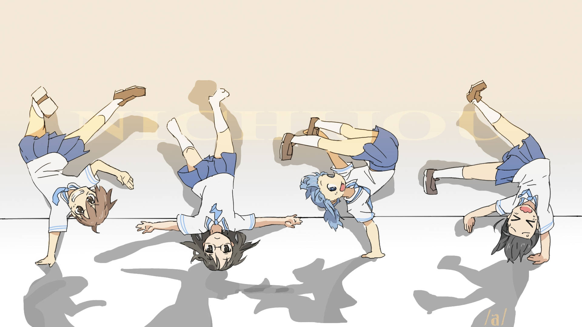 Nichijou Hjulhjul Wallpapers