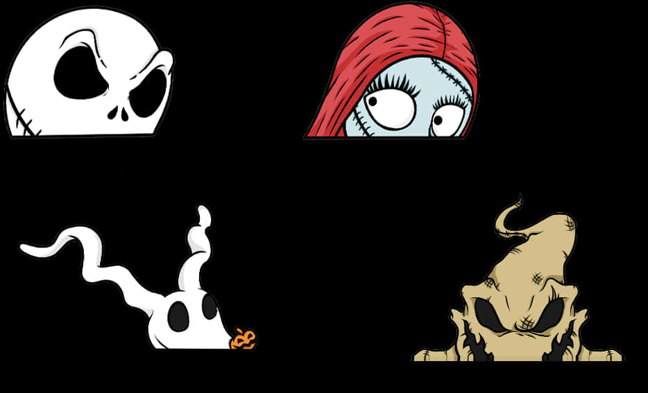 Nightmare Before Christmas figurer Wallpapers