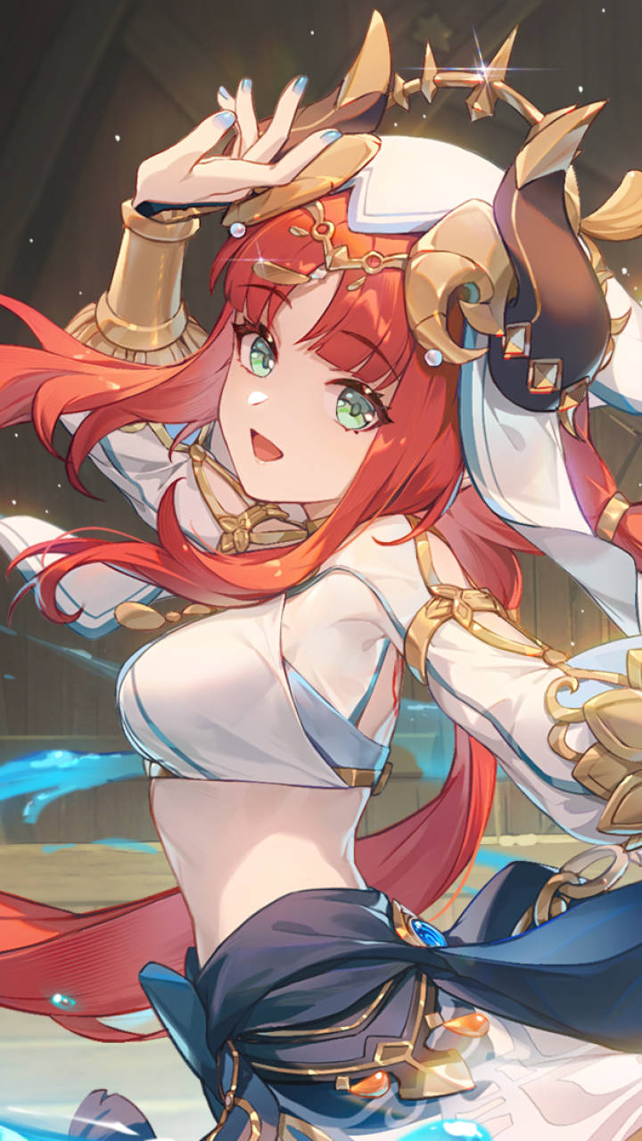 Nilou Portræt Genshin Impact Telefon Wallpapers