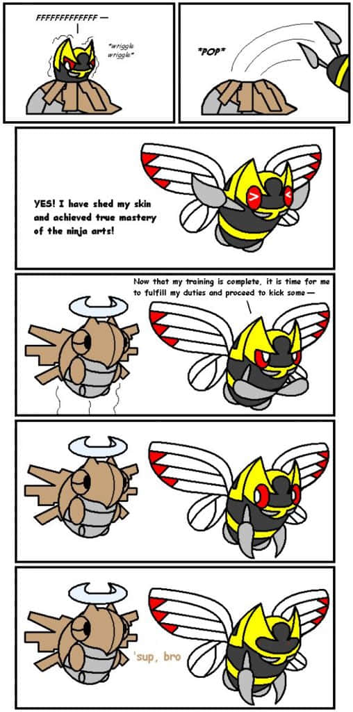 Ninjask og Shedinja tegneserie Wallpapers