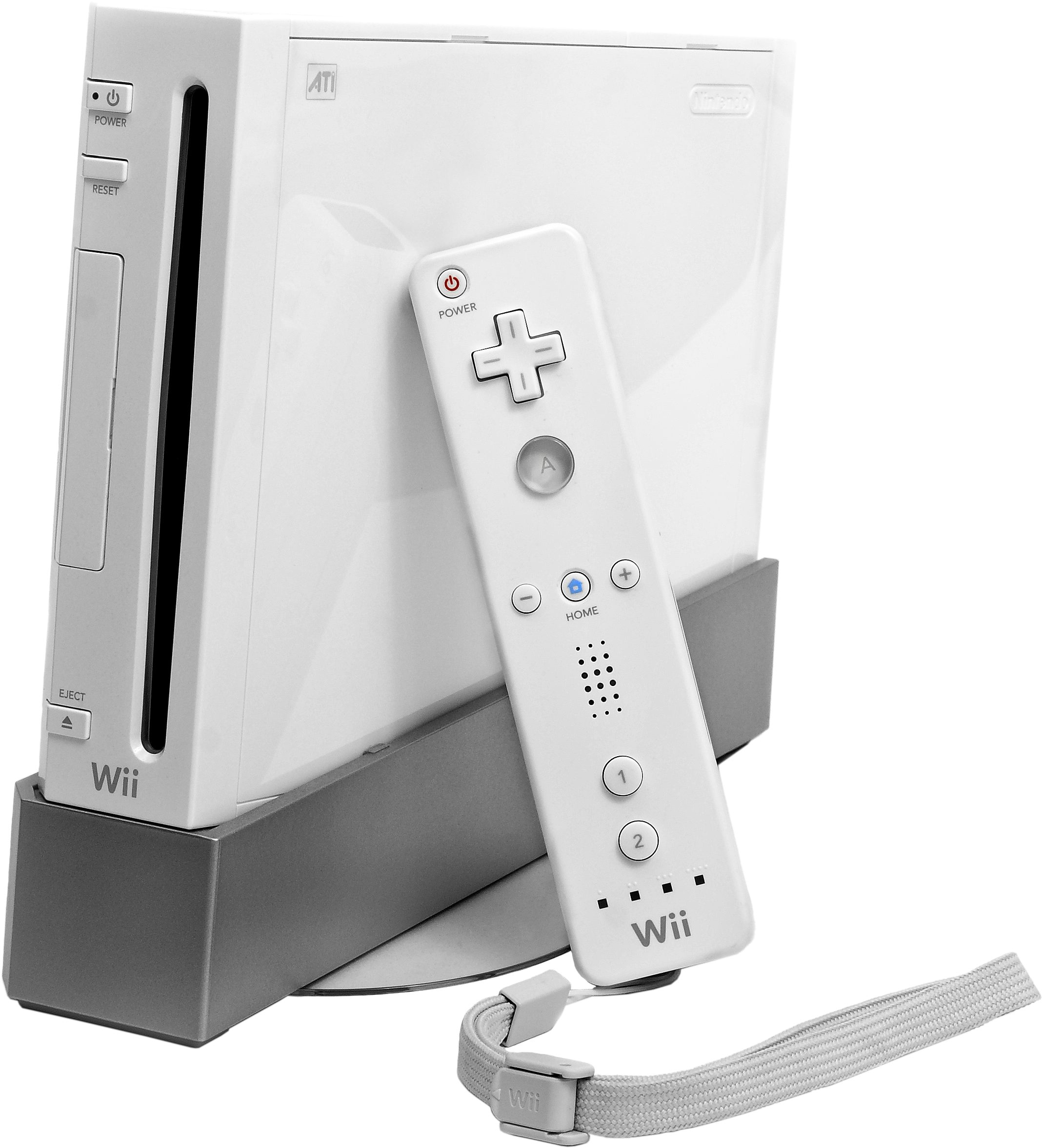 Nintendo Wii konsol og fjernbetjening Wallpapers