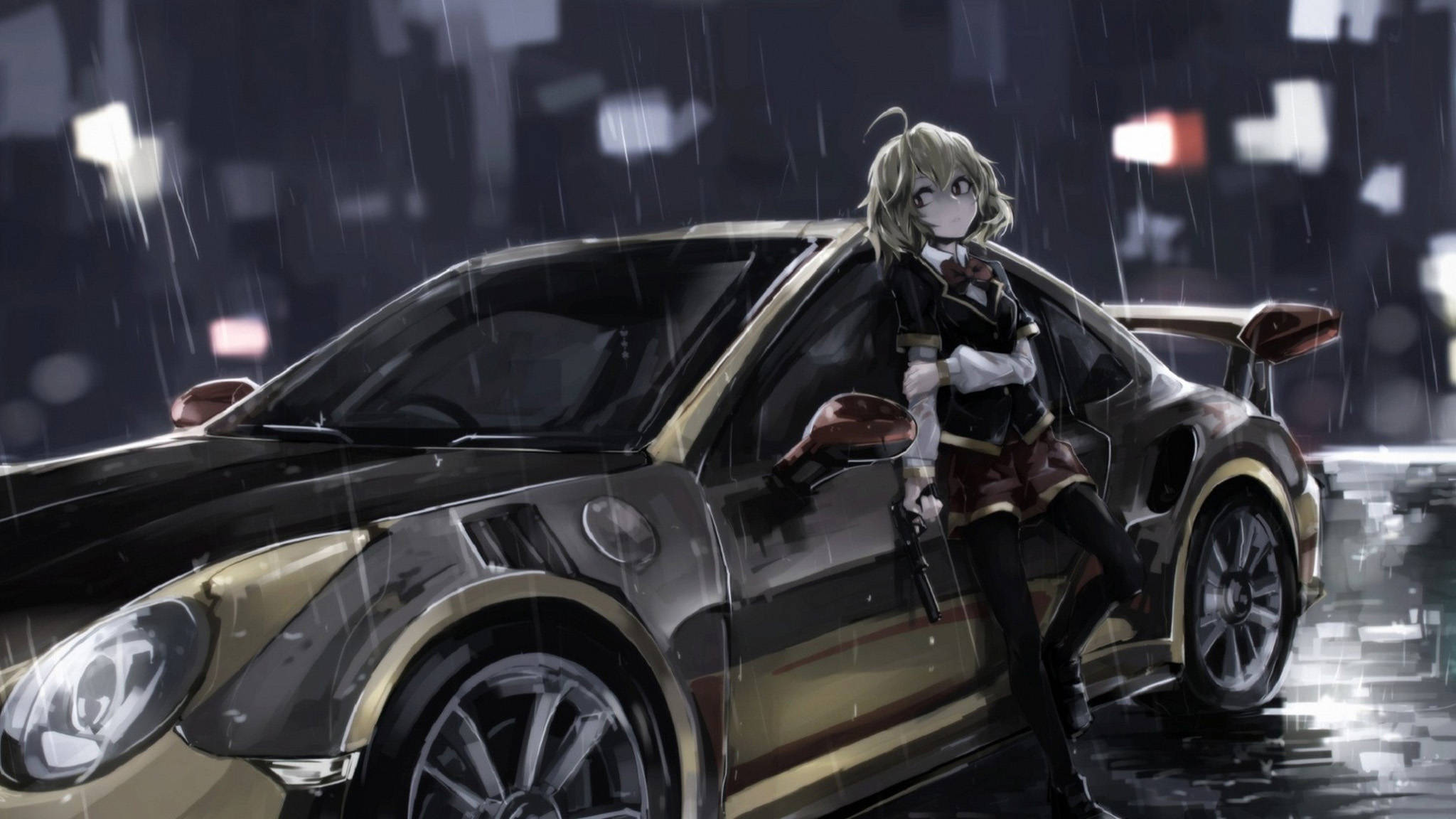 Nissan GT-R anime bil Wallpapers