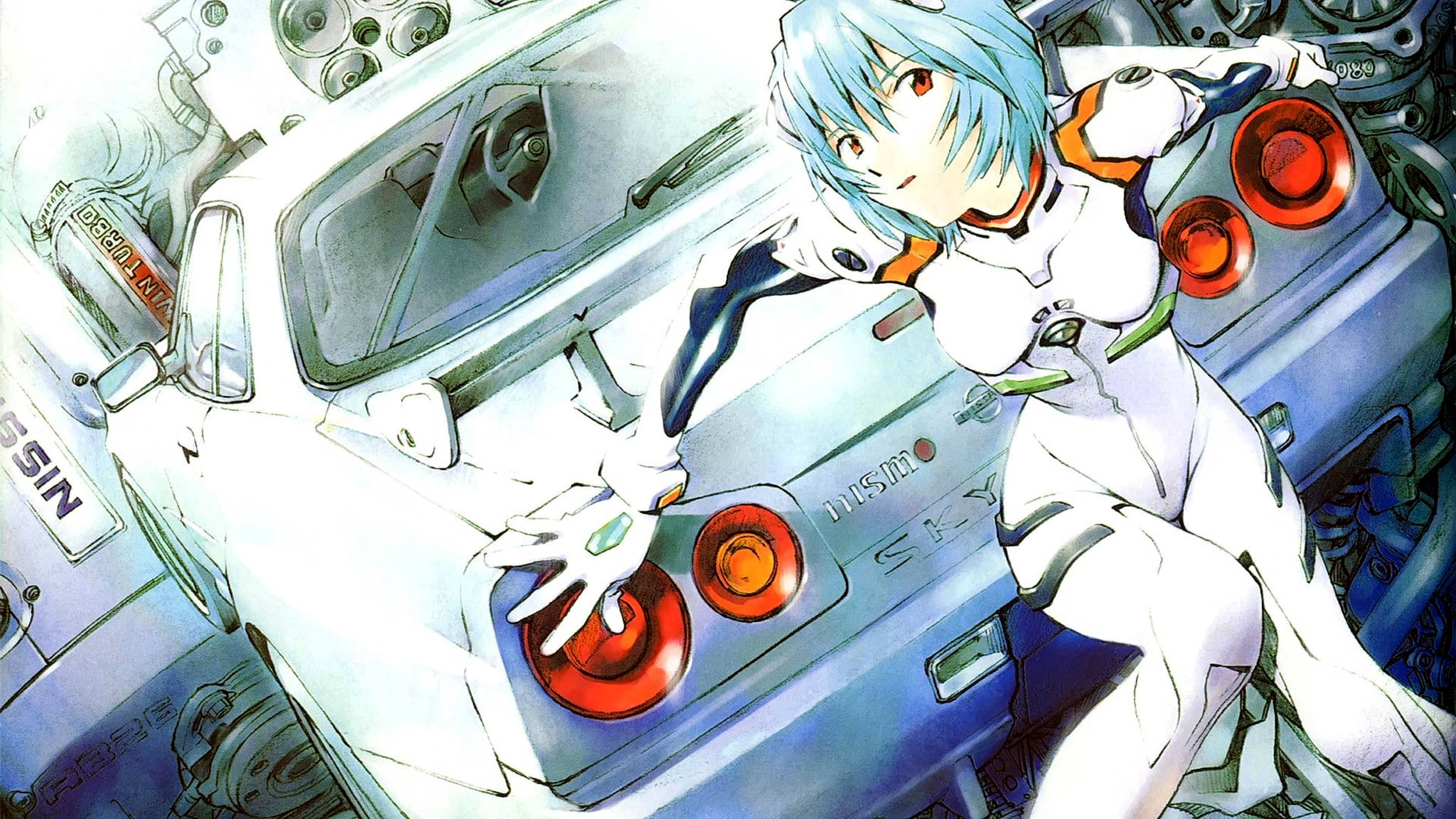Nissan Skyline Anime Bil Wallpapers