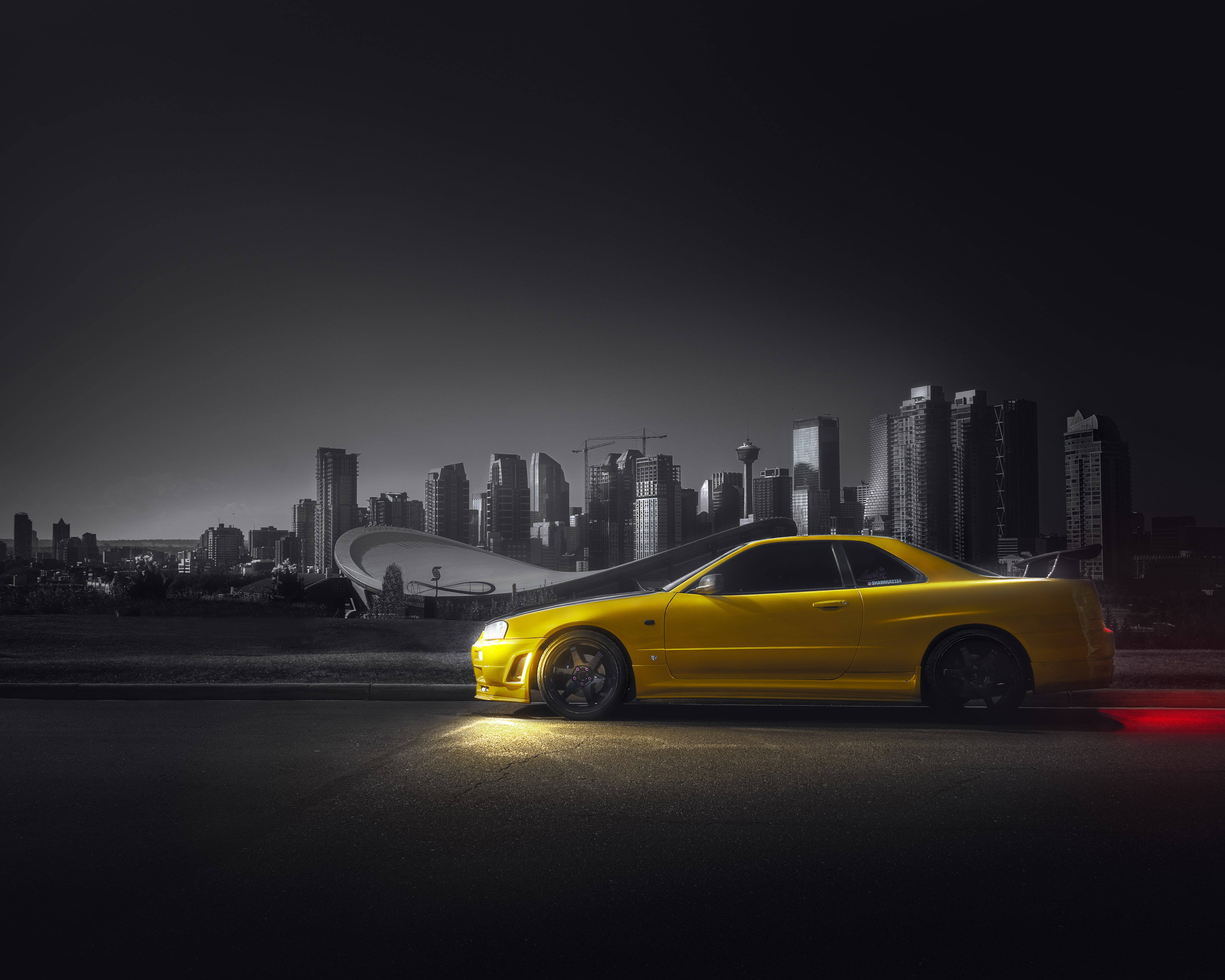 Nissan Skyline GTR R34 Farvesprøjt Wallpapers