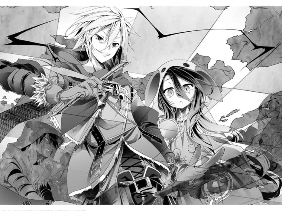 No Game No Life Sora Shiro Gråt Billede Wallpapers
