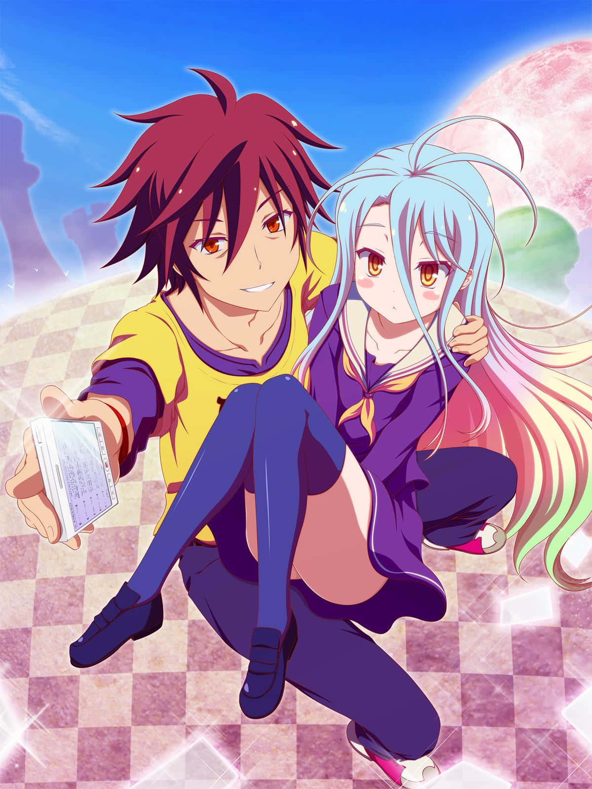 No Game No Life Sora og Shiro Billede Wallpapers
