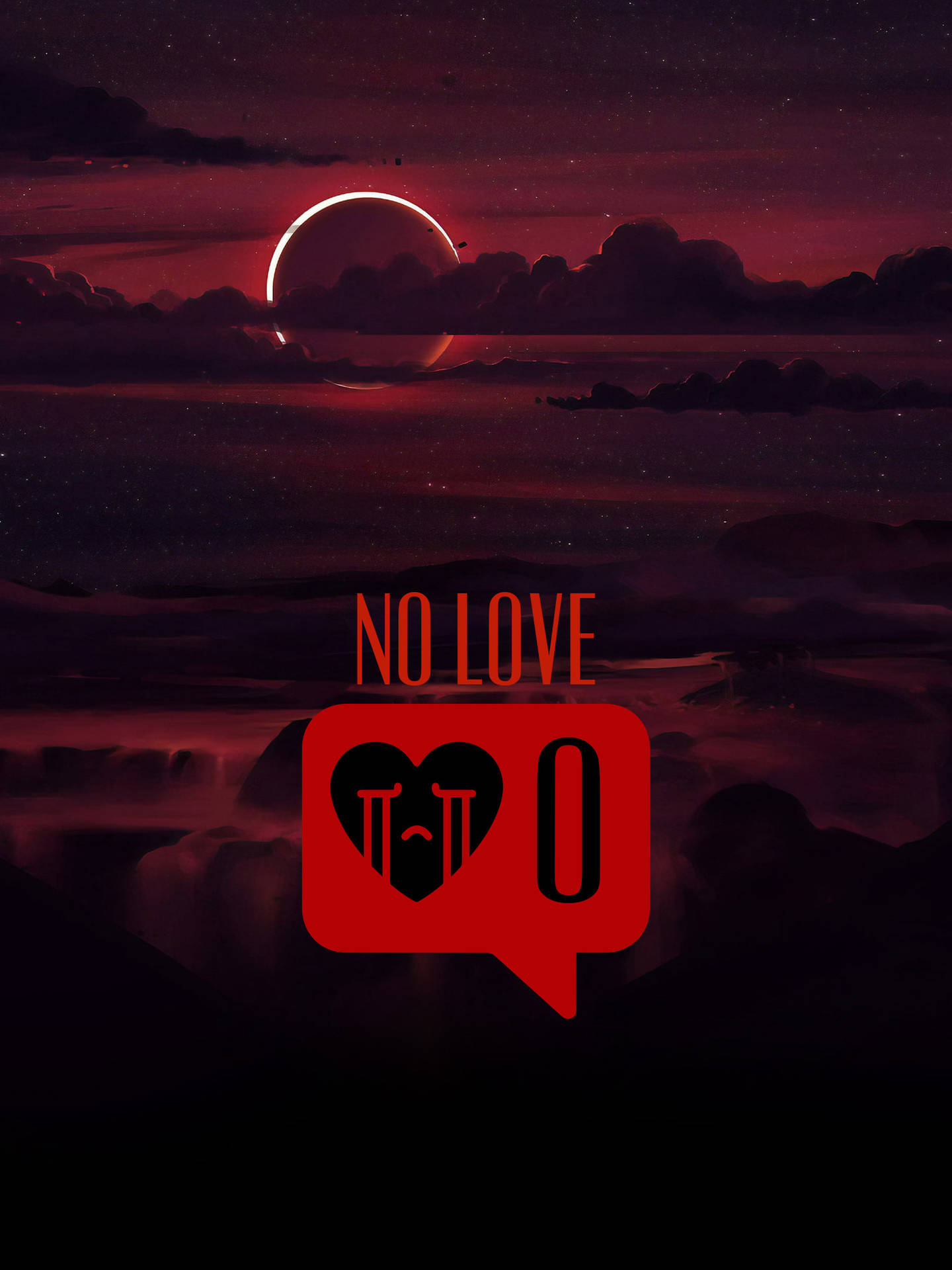No Love Grædende Hjerte Emoji — Kærlighed Wallpapers