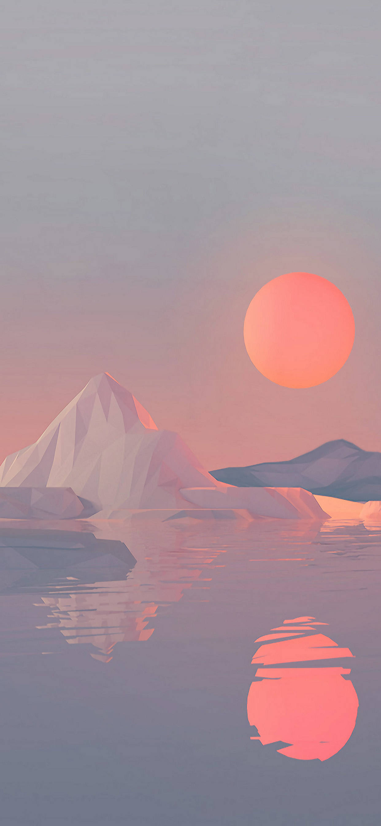 Note 10 Plus Sneklædt Solnedgang Wallpapers