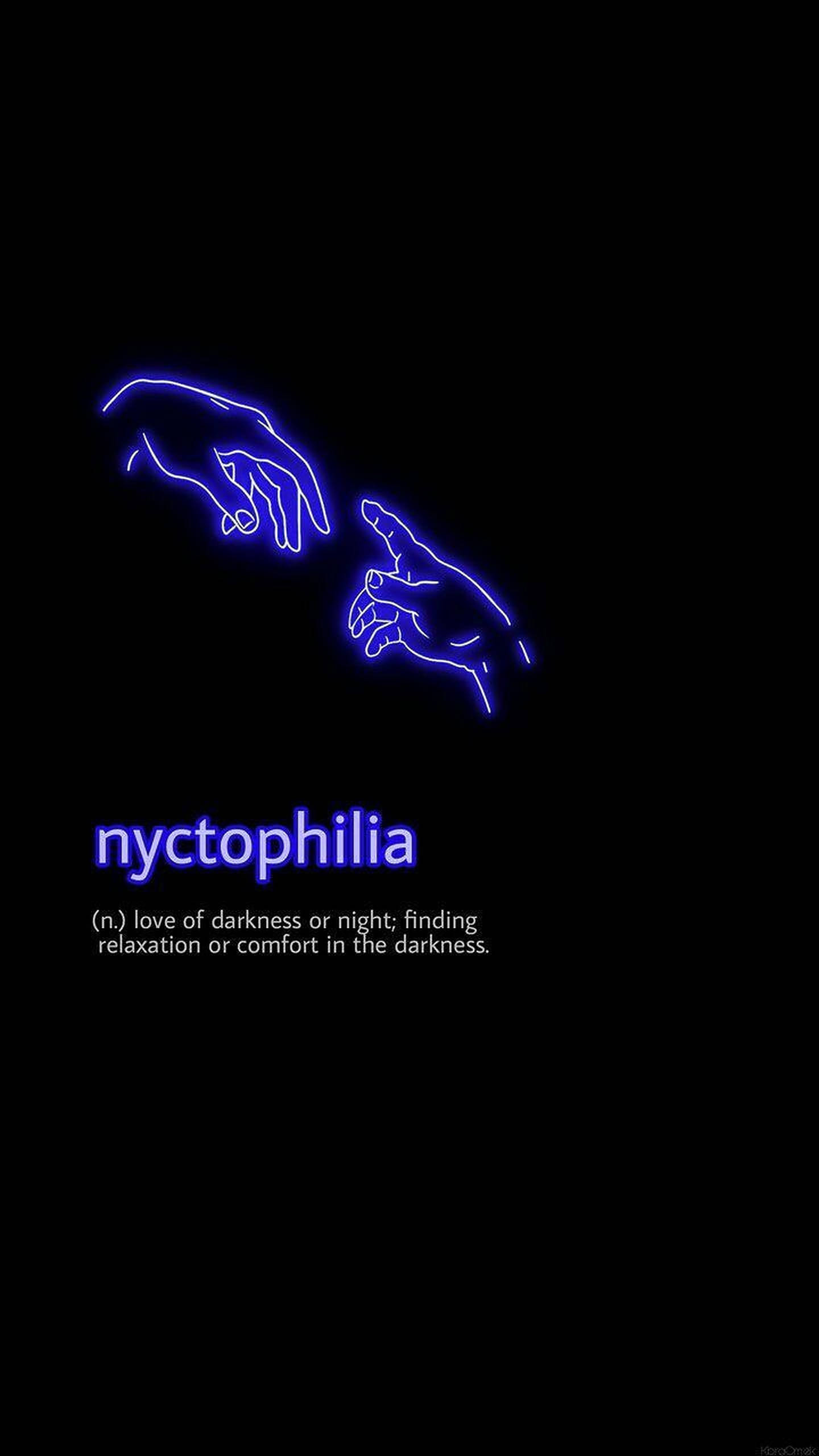 Nyctophilia Æstetiske Ord Wallpapers