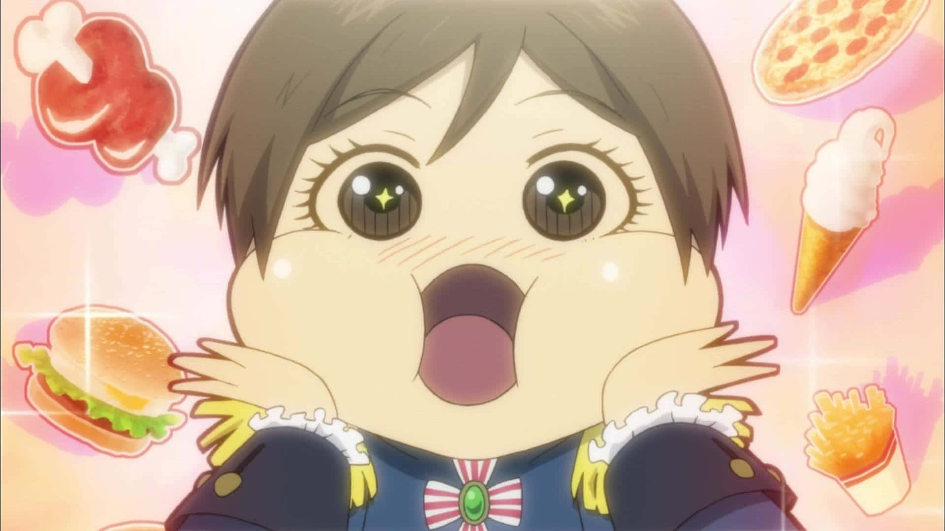 Nyd at grine af denne sjove anime scene! Wallpapers