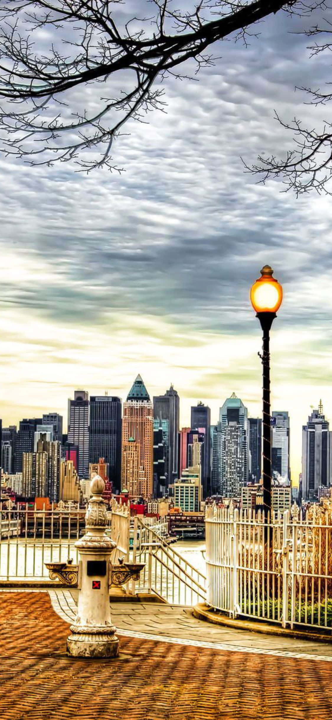 Nyd bylivet i New York med en iPhone X Wallpapers