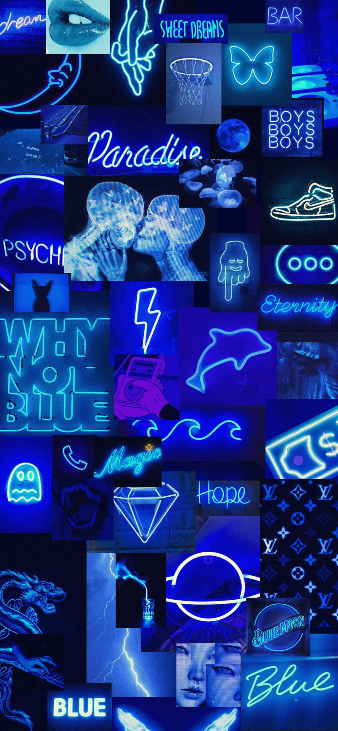 Nyd de beroligende virkninger af fredfyldt blåt hos Aesthetic Blue Wallpapers