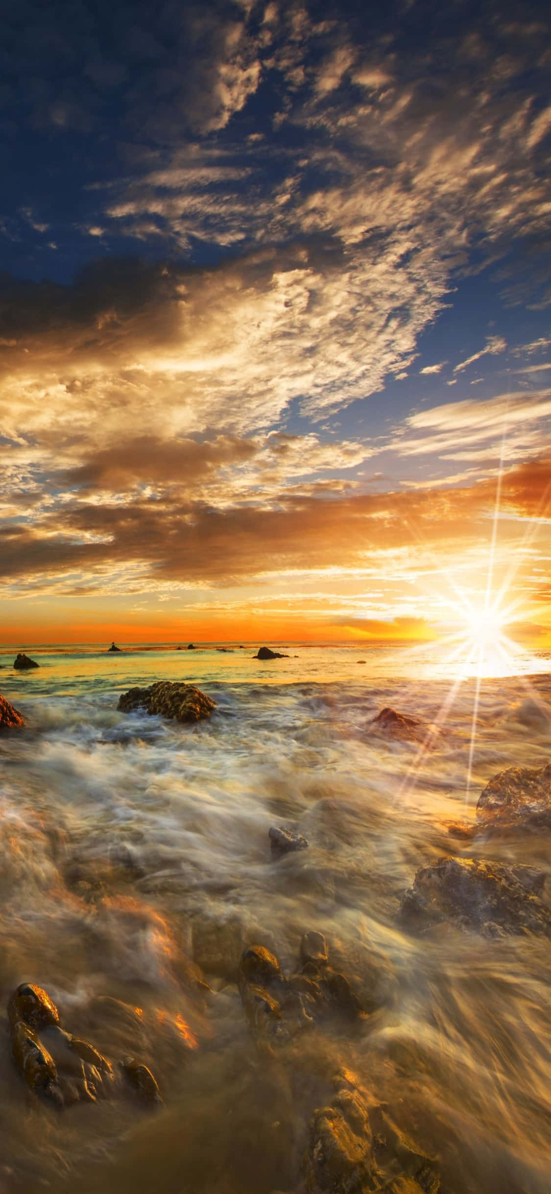 Nyd de betagende havudsigter med iPhone Xs Malibu Wallpapers