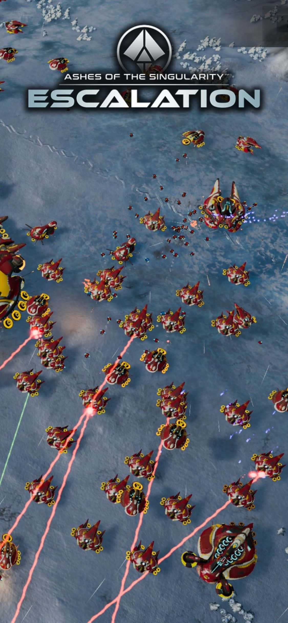 Nyd de flotte grafikker i Ashes Of The Singularity Escalation på iPhone X Wallpapers