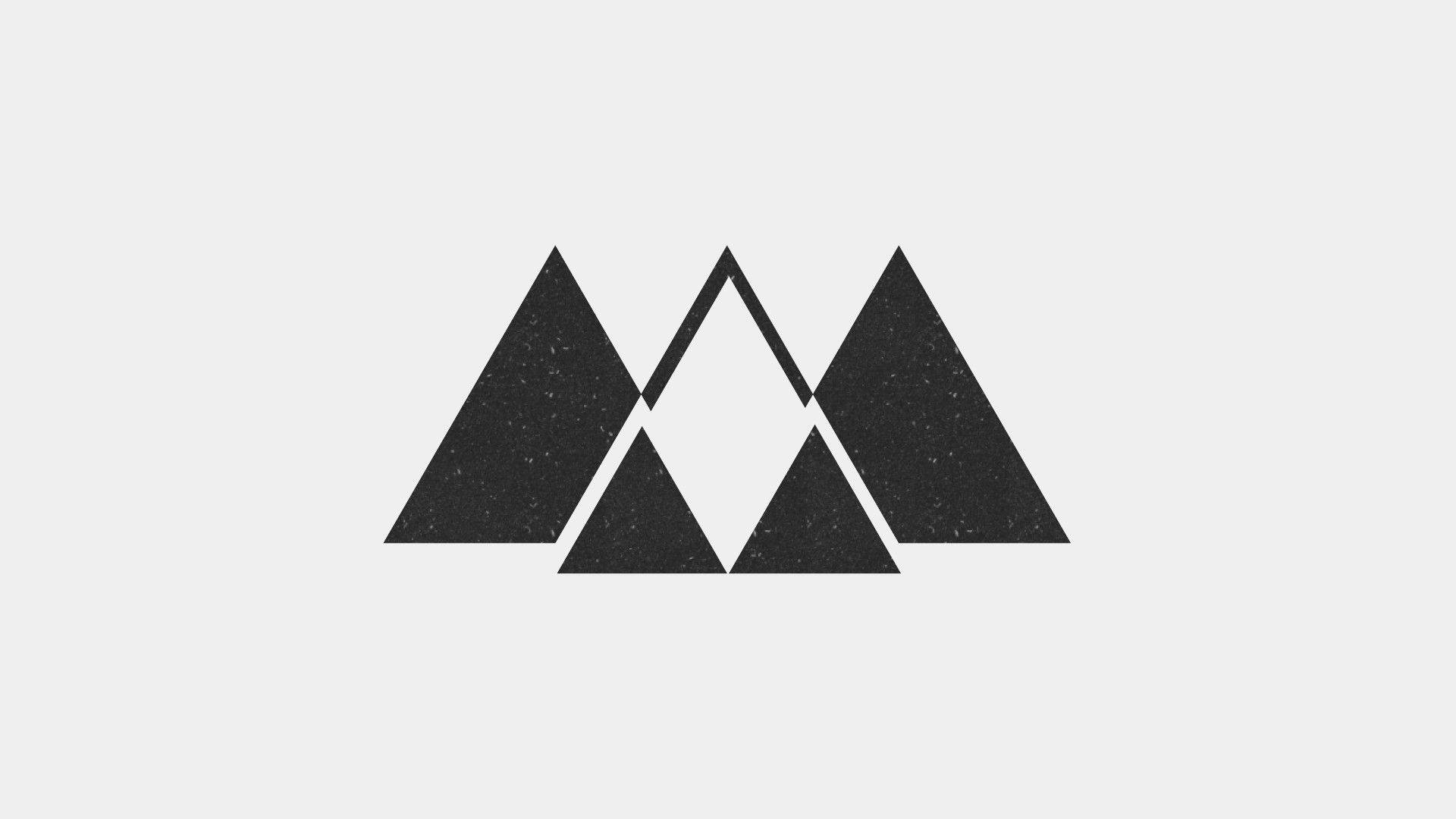 Nyd de fredelige bjerge i et minimalistisk miljø Wallpapers