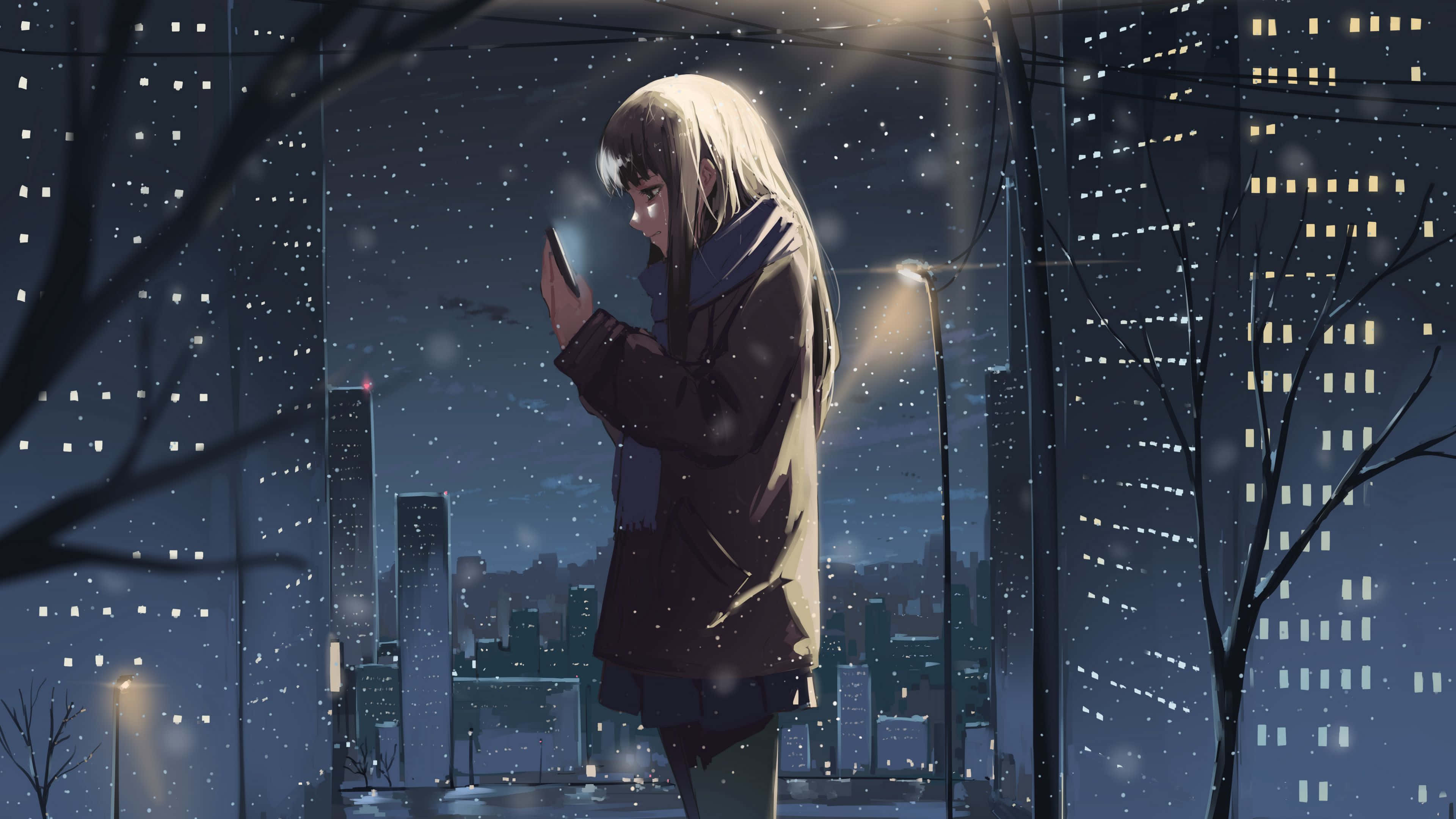 Nyd de levende farver i det anime-inspirerede landskab Wallpapers