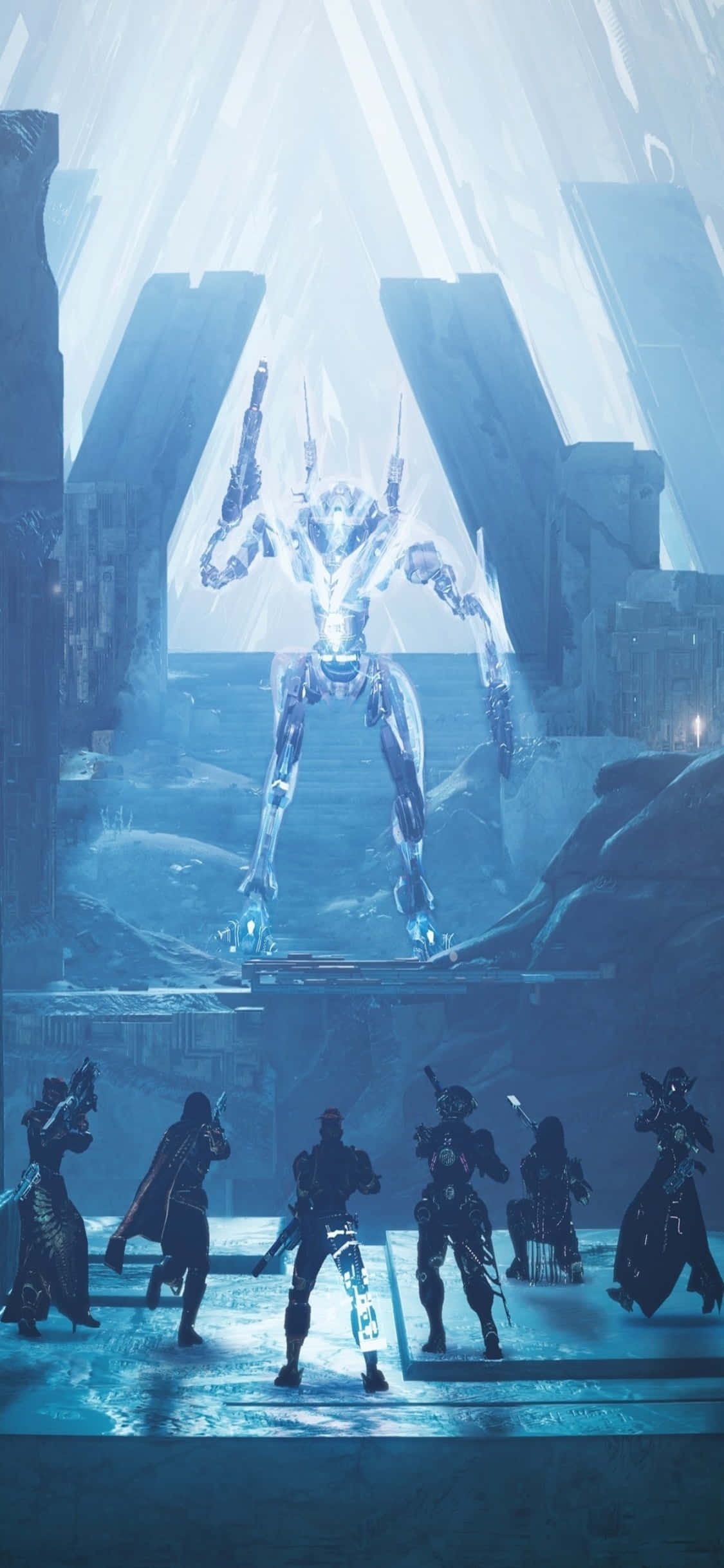Nyd den fantastiske grafik i Destiny 2 på den ultra-high-definition iPhone Xs Wallpapers