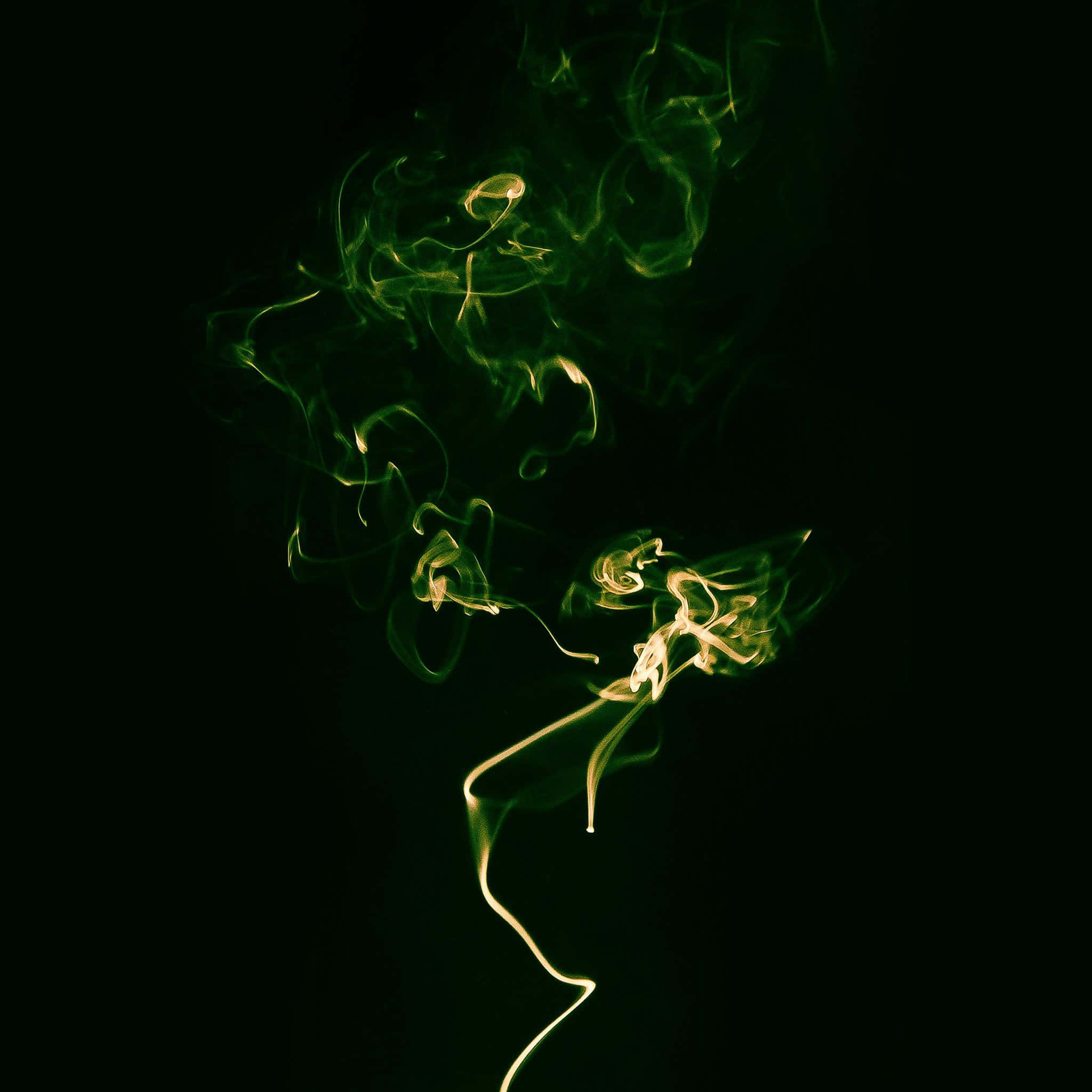 Nyd den rustikke skønhed i en mørkegrøn æstetik Wallpapers