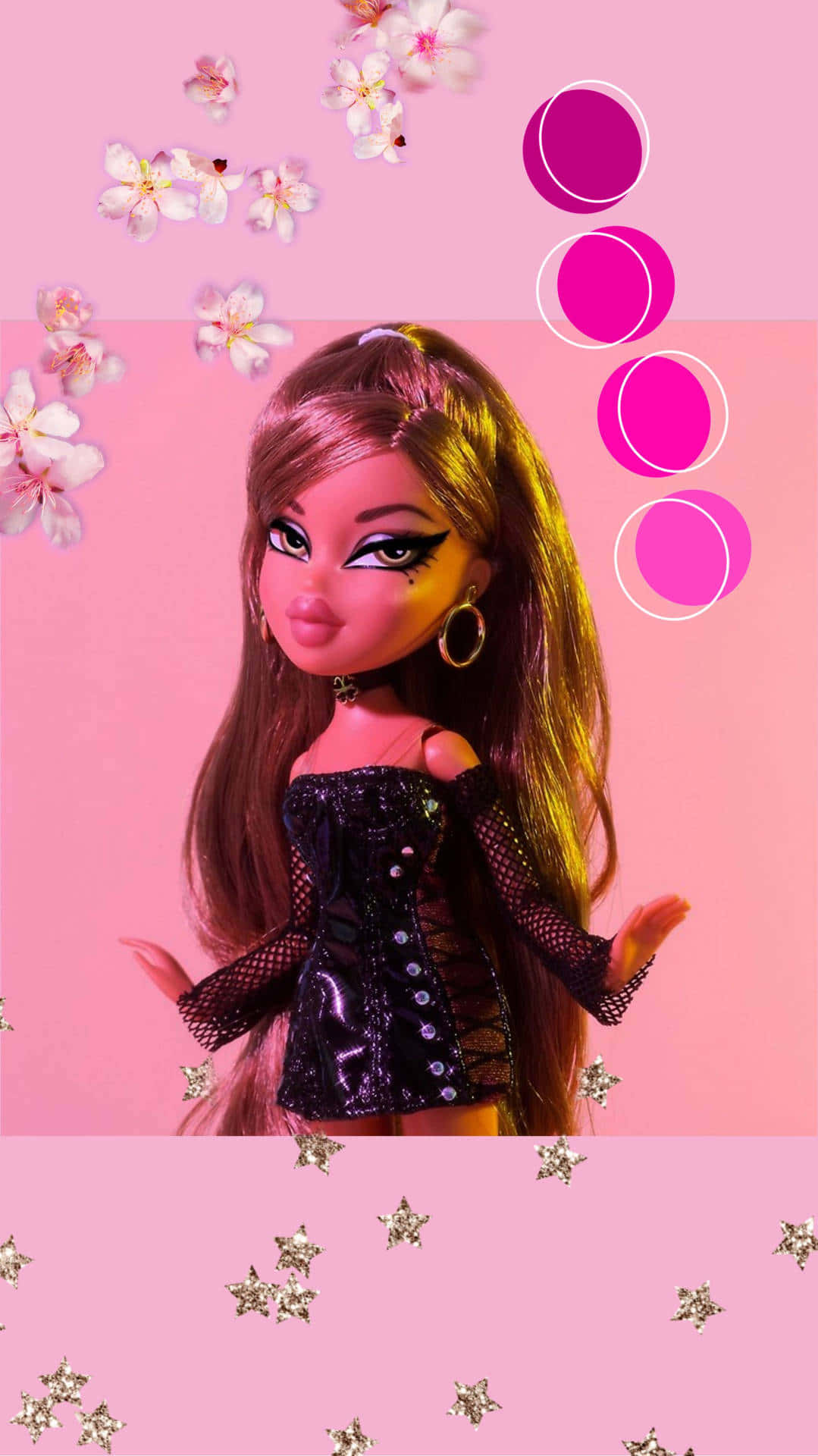 Nyd det farverige æstetiske udtryk fra Bratz-dukker Wallpapers