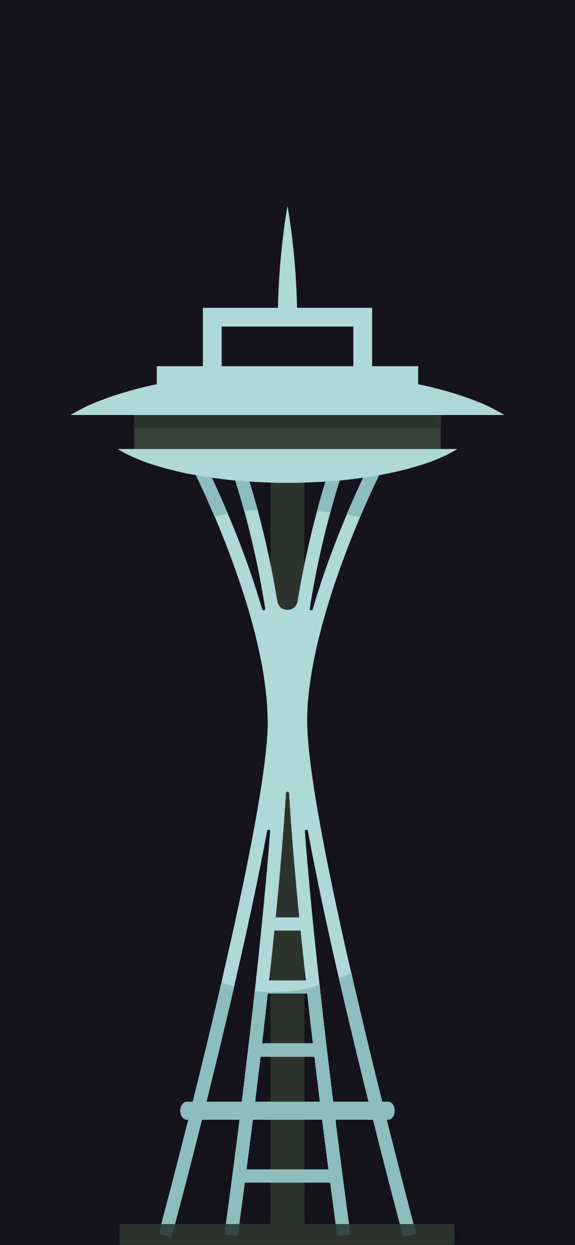Nyd en klar dag i Seattle med iPhone X Wallpapers