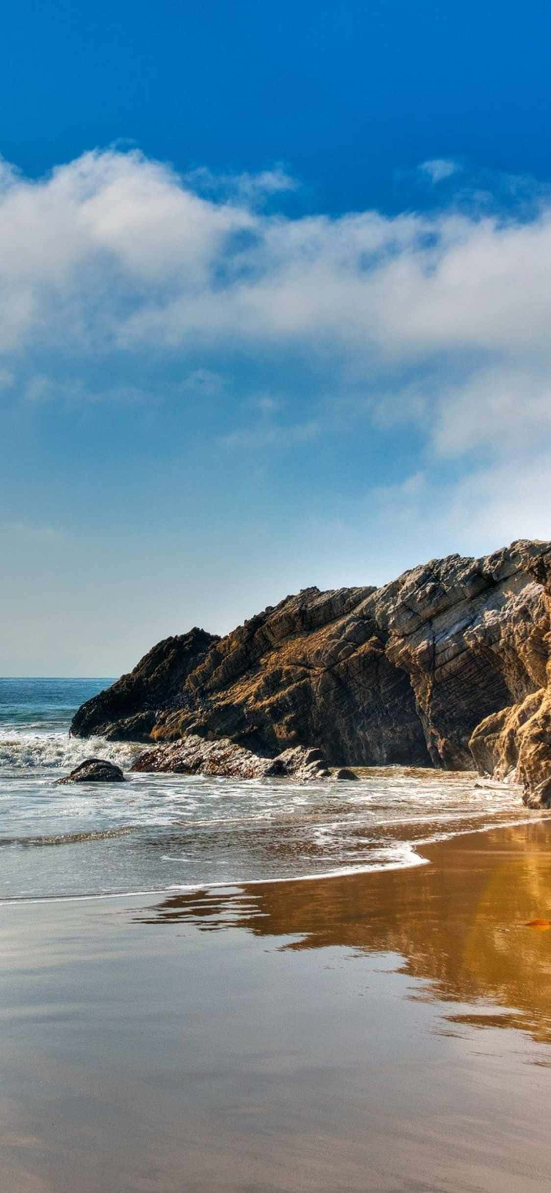 Nyd en smuk havudsigt med din iPhone Xs Malibu Wallpapers
