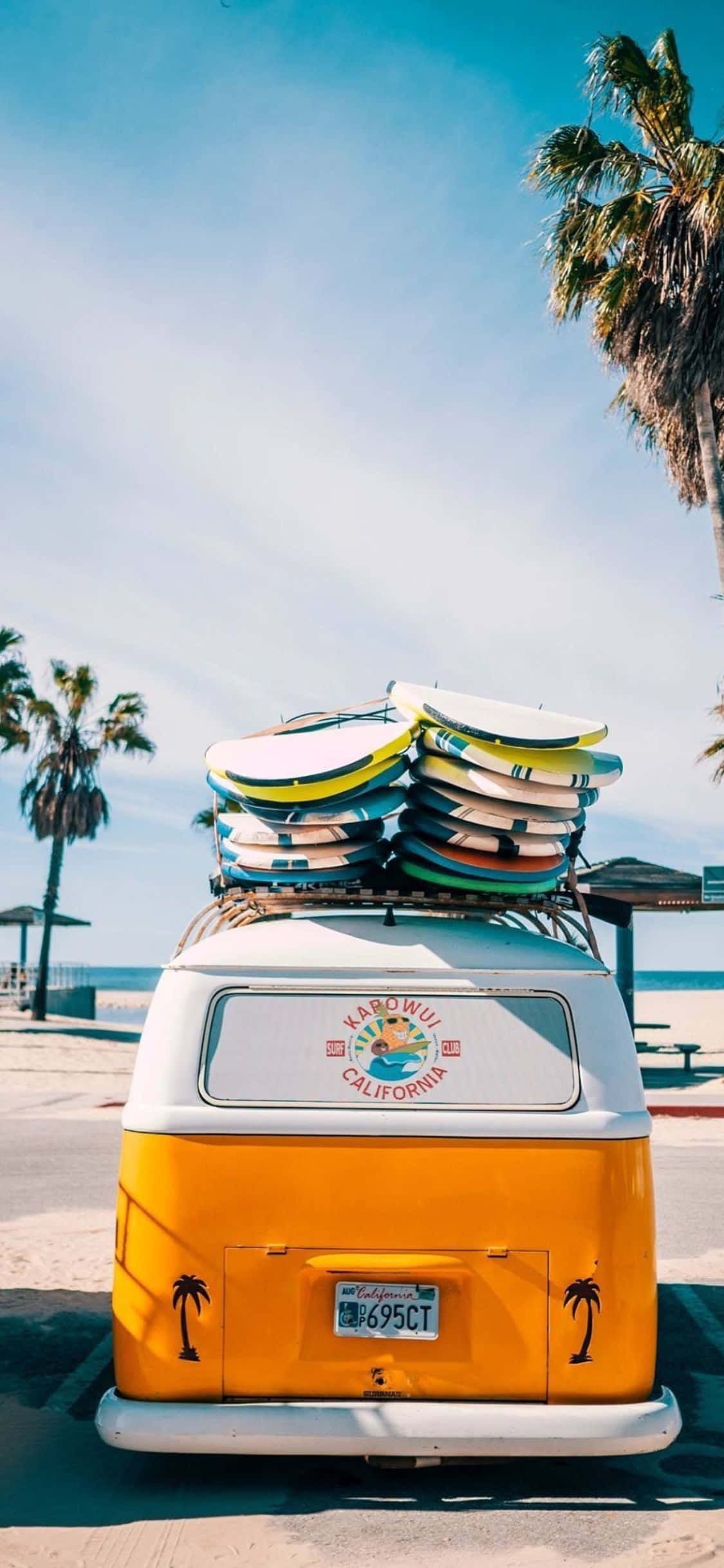Nyd en smuk solskinsdag i Californien med iPhone Xs Wallpapers