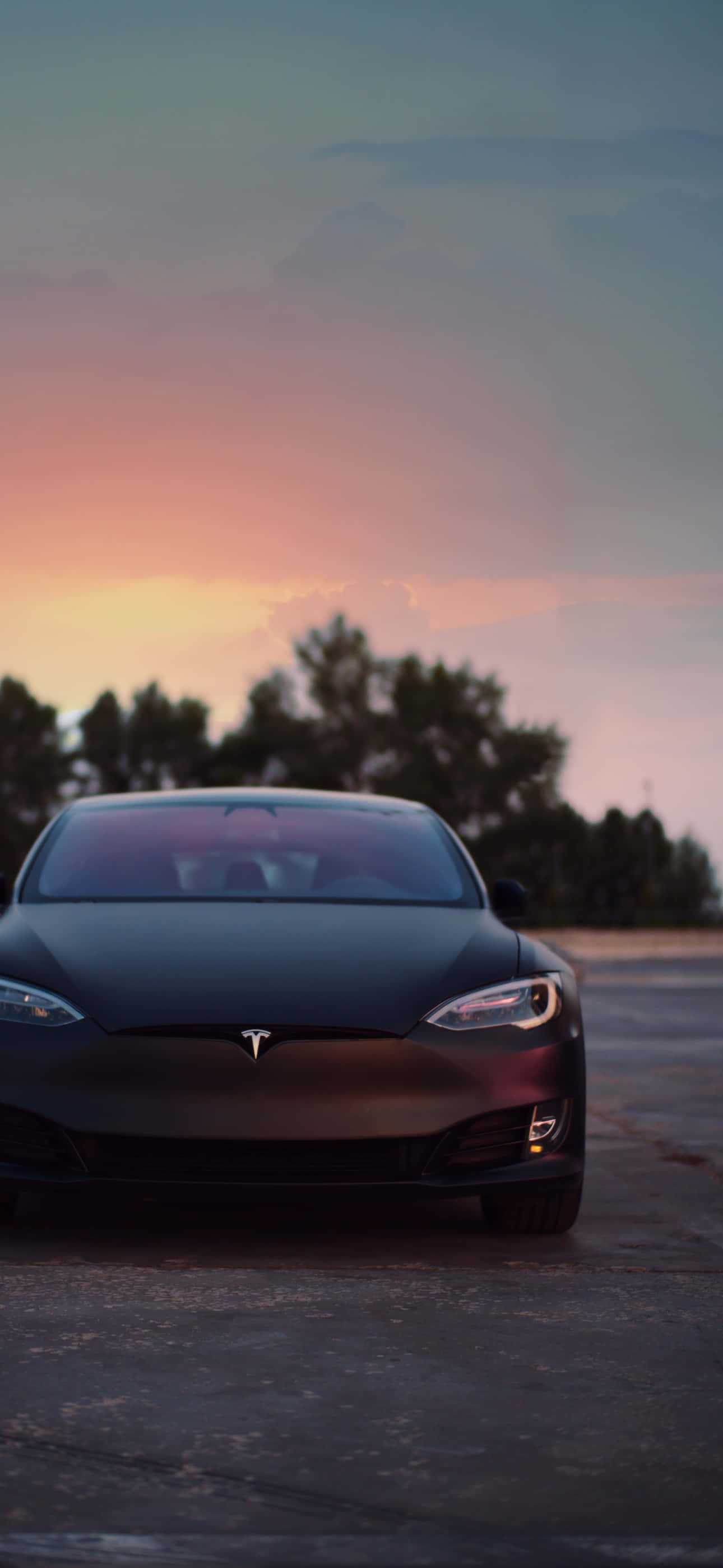 Nyd en trådløs verden med Tesla iPhone. Wallpapers