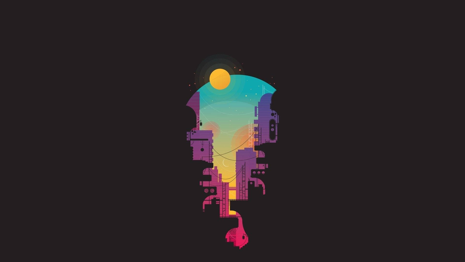 Minimalistisk bygningstapet — Minimalistisk Wallpapers