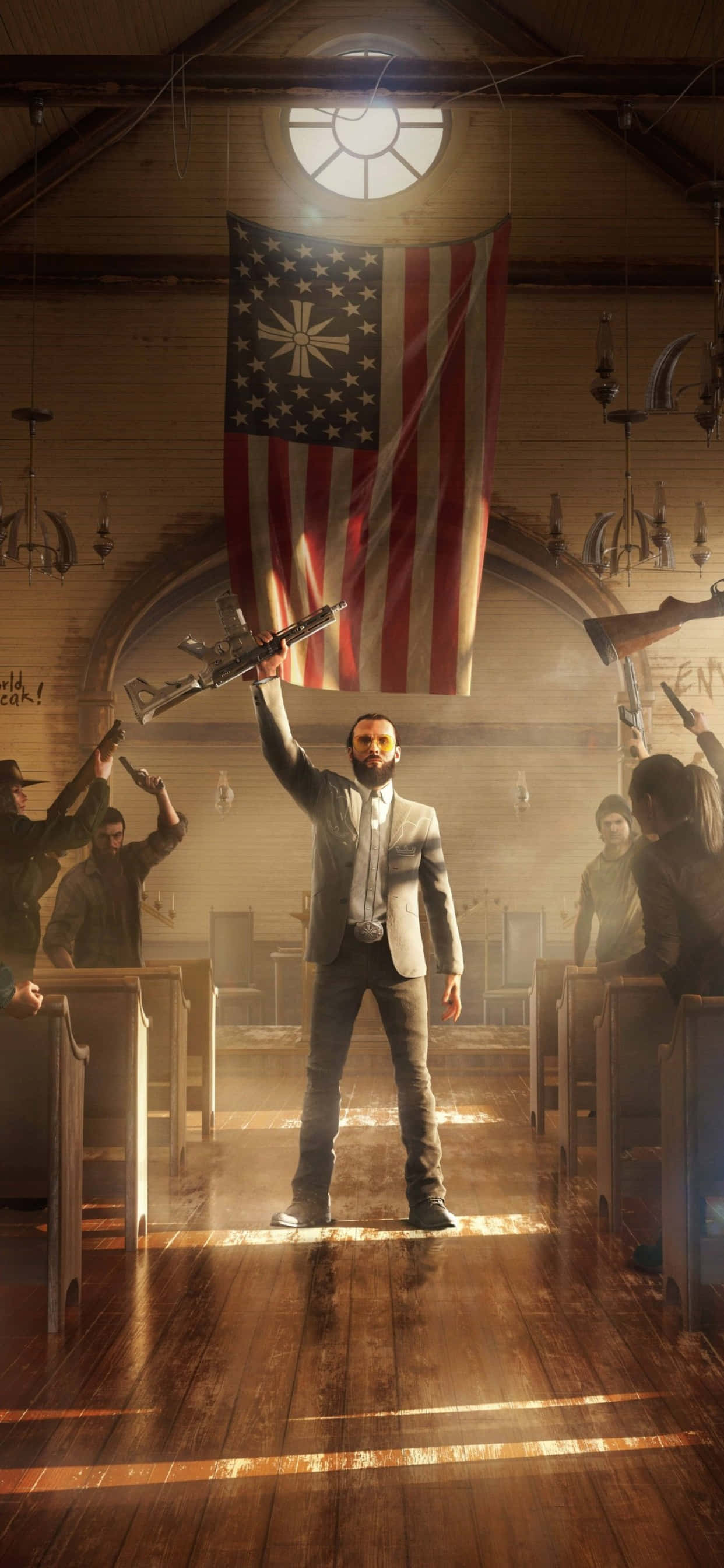 Nyd episke eventyr med iPhone Xs Max og Far Cry 5 Wallpapers