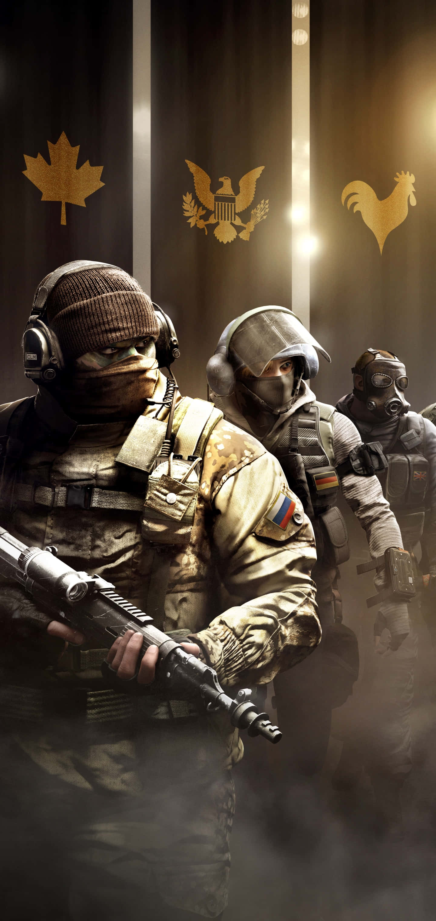 Nyd fantastiske billeder og intens multiplayer-action med Android Rainbow Six Siege Wallpapers