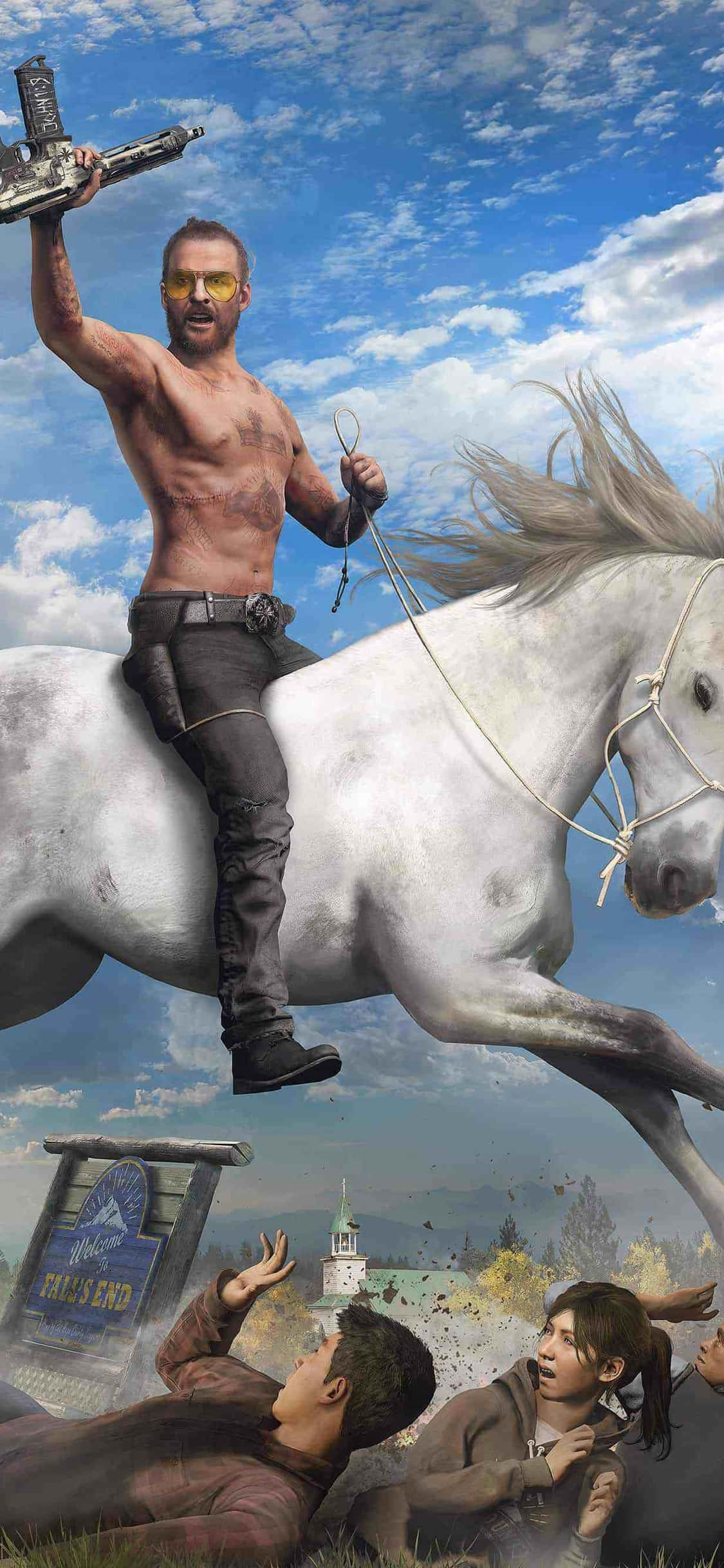 Nyd grænseløst eventyr med den nye Phone XS og Far Cry 5 Wallpapers