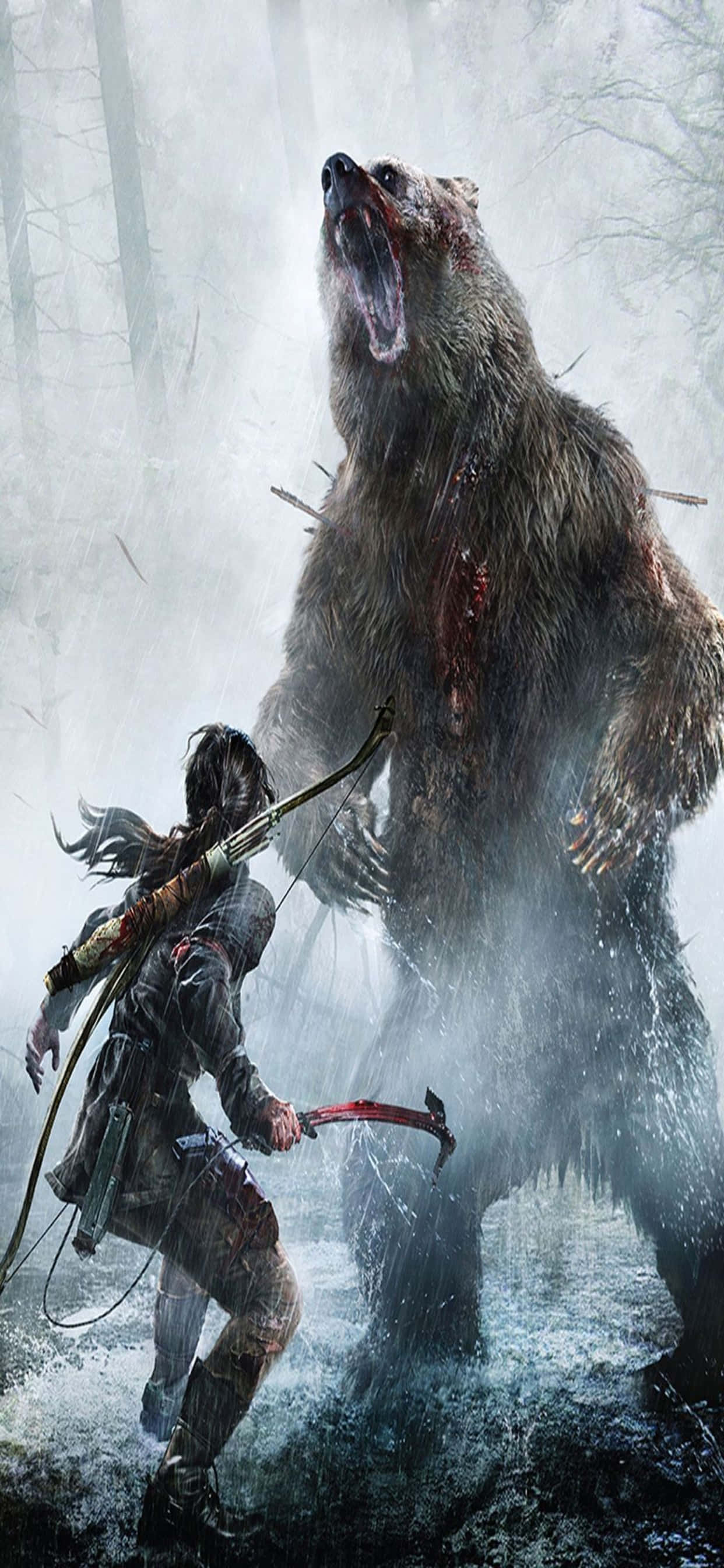Nyd kamp og udforskning i den seneste del af Tomb Raider Wallpapers