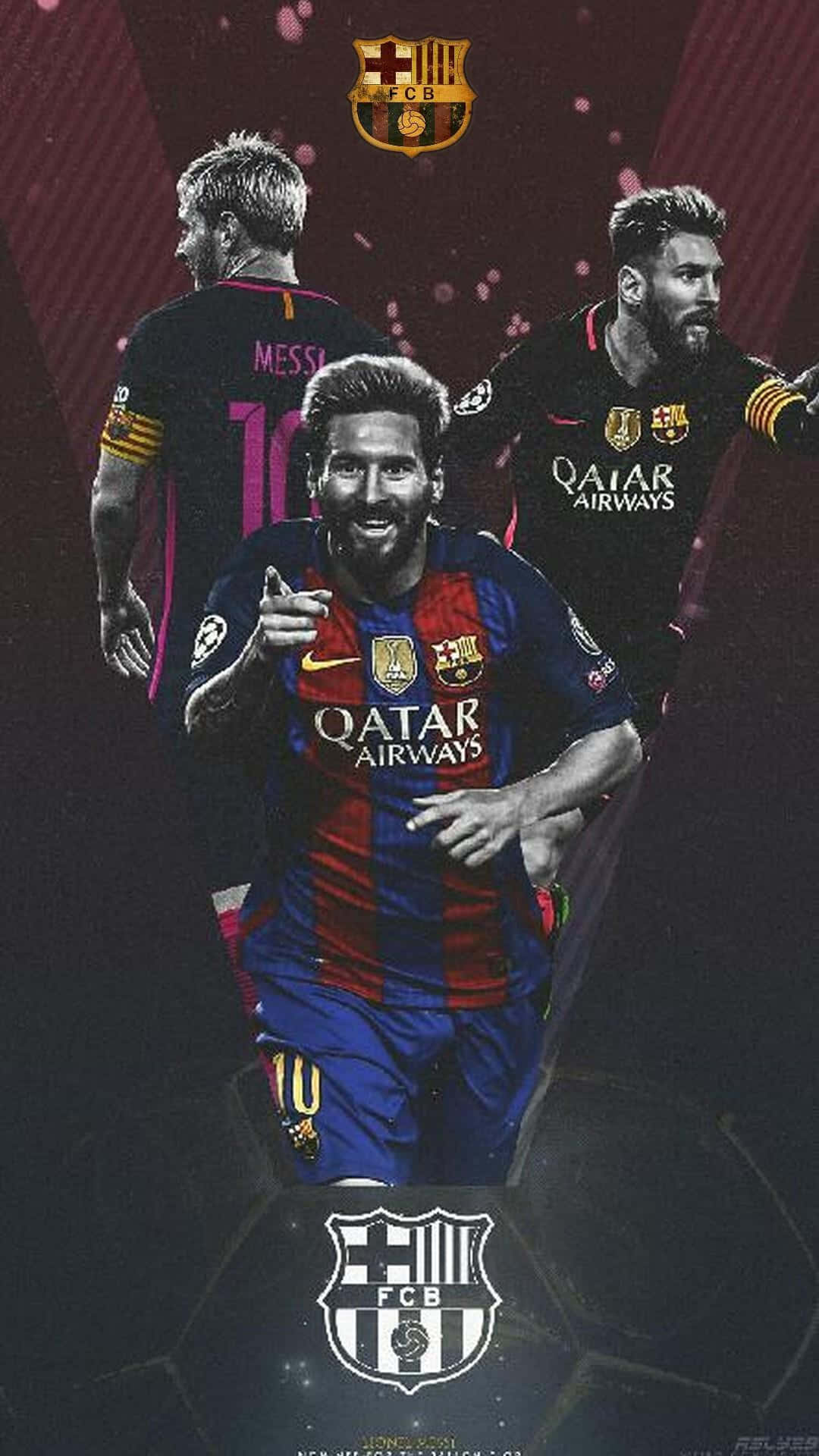Nyd livet med den nye Messi iPhone Wallpapers