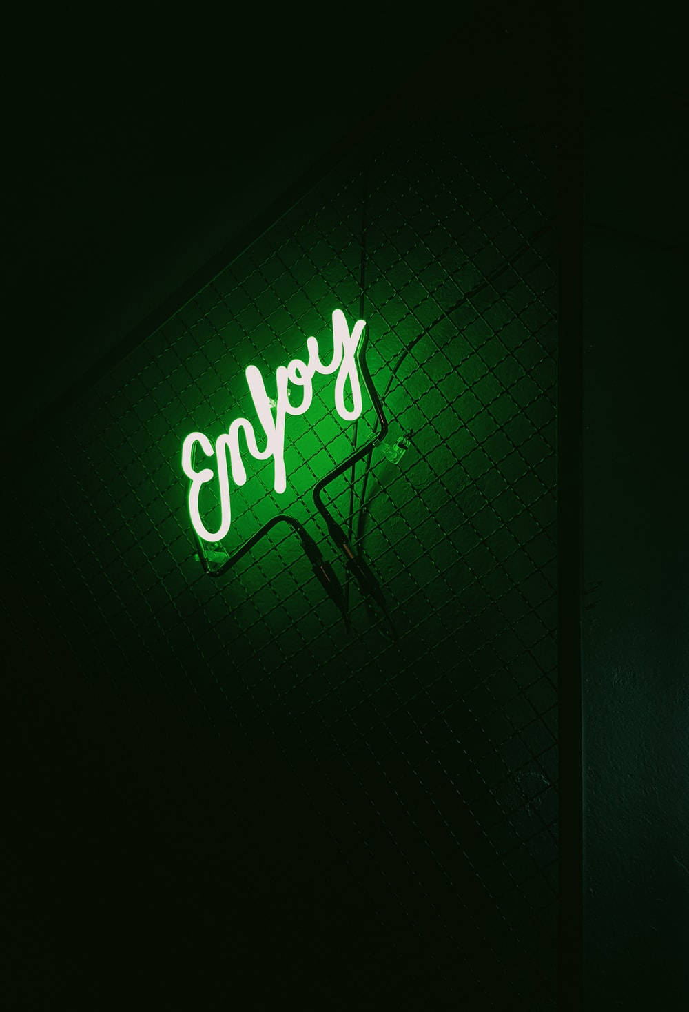 Nyd neon grøn æstetik Wallpapers