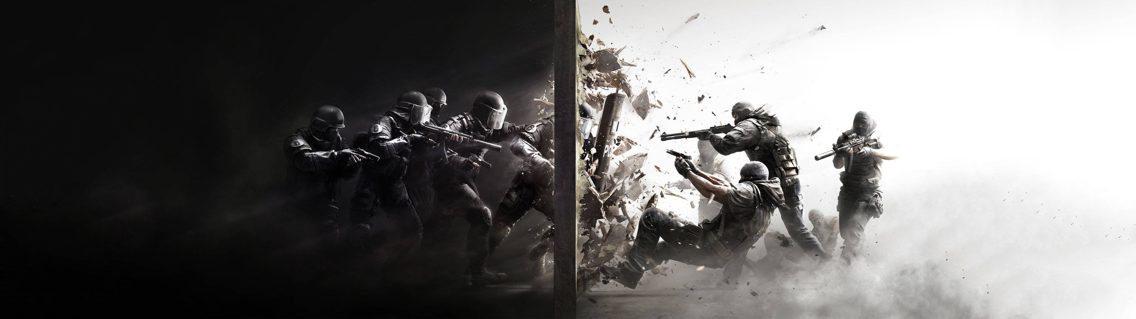 Nyd Rainbow Six Siege i fantastisk detalje på to skærme Wallpapers