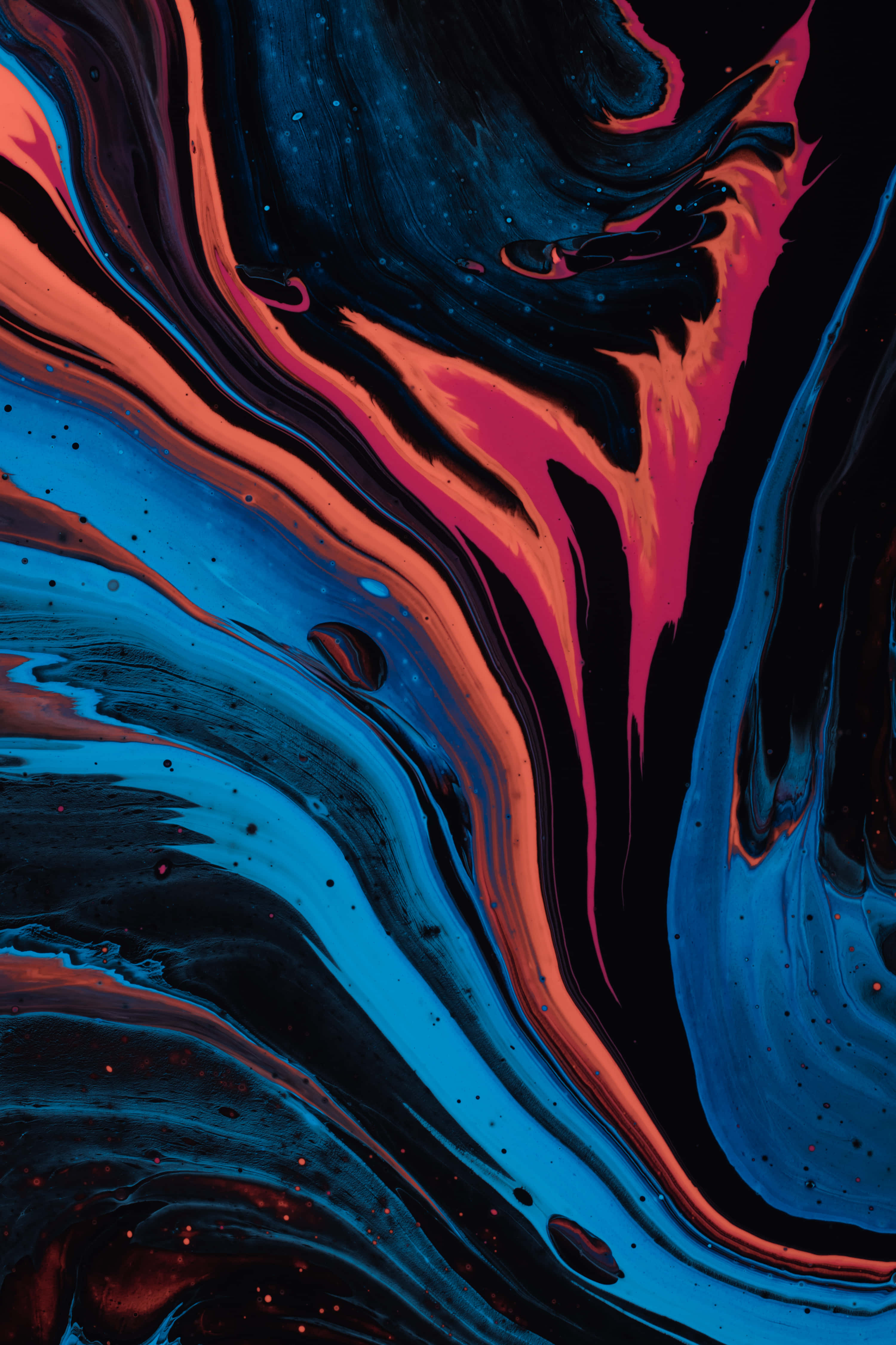 Nyd skønheden i farverig abstrakt kunst Wallpapers